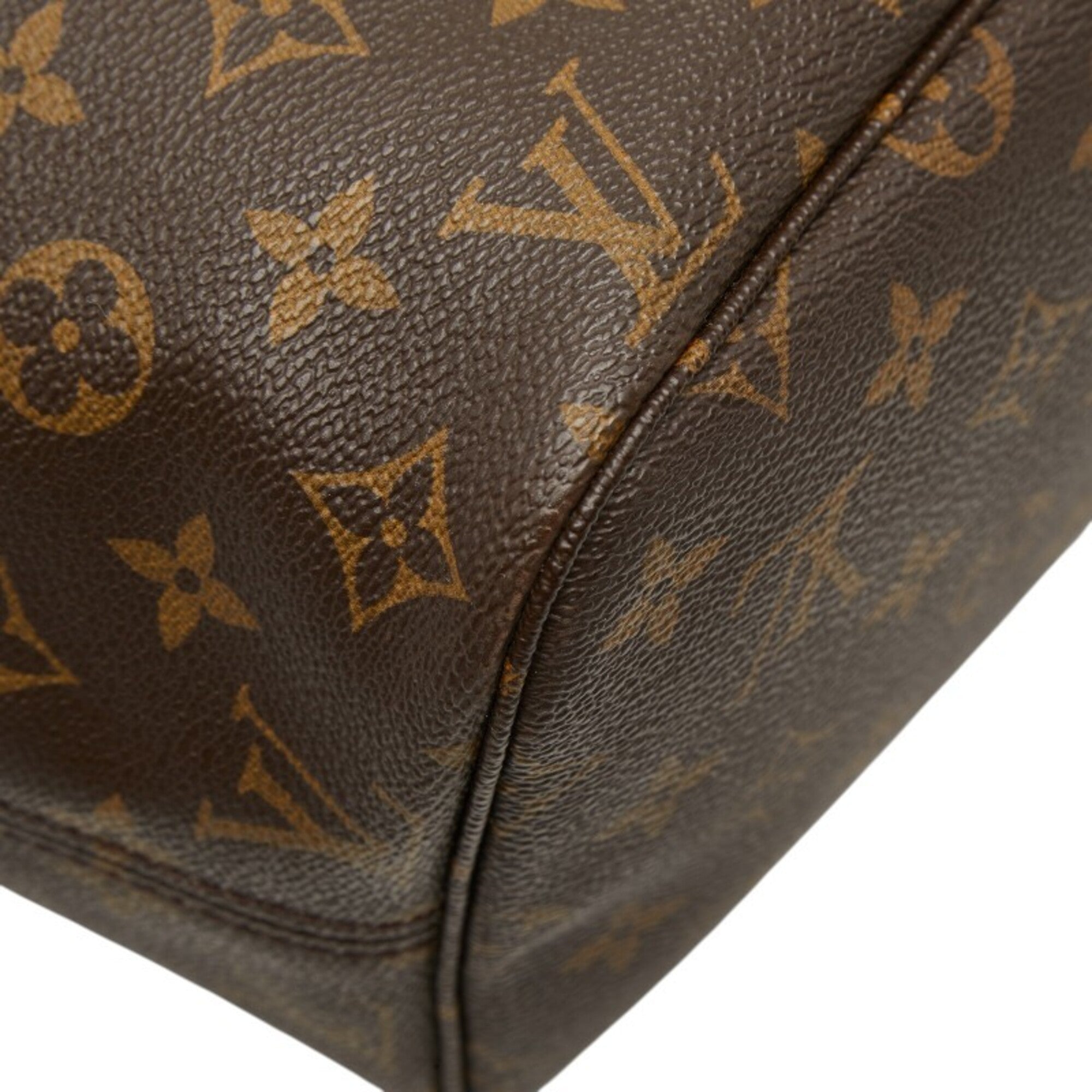 Louis Vuitton Brown Pvc Leather Shoulder Bag Tote Bag (Pre-Owned)