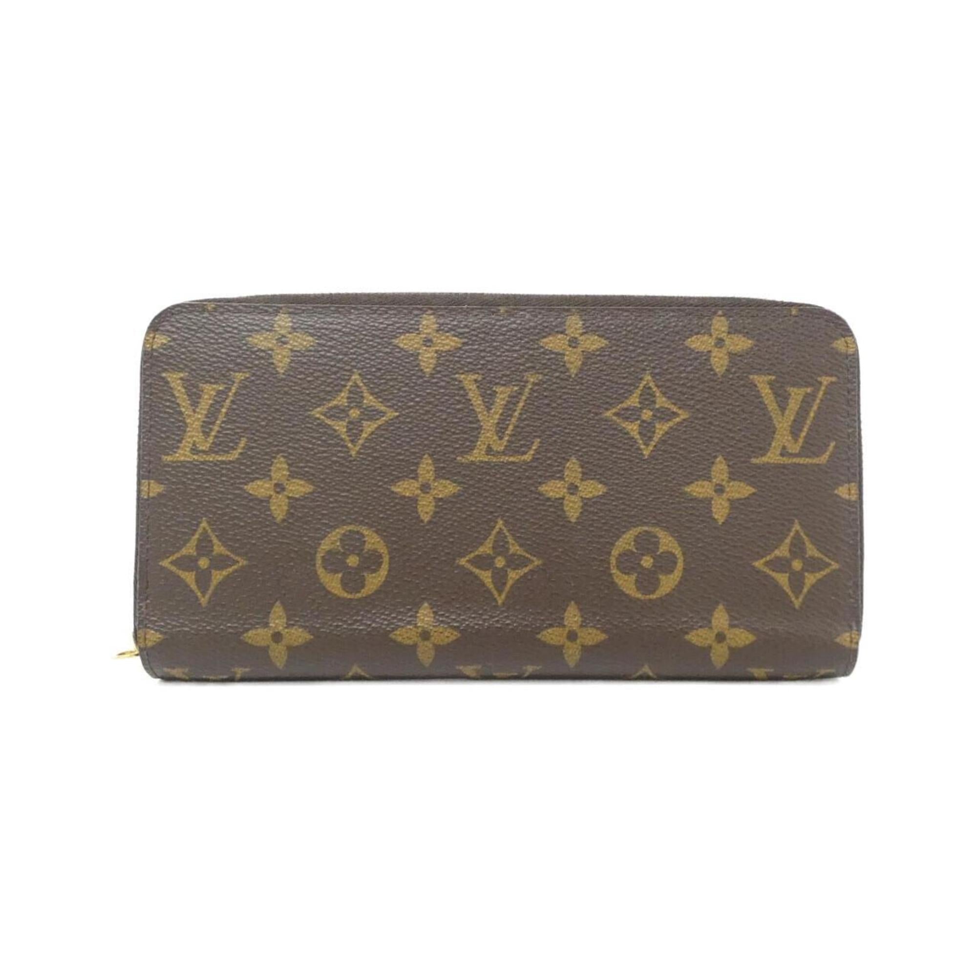 Louis Vuitton Coquelicots Marron Coated Canvas Long Wallet (Bi-Fold) (Pre-Owned)