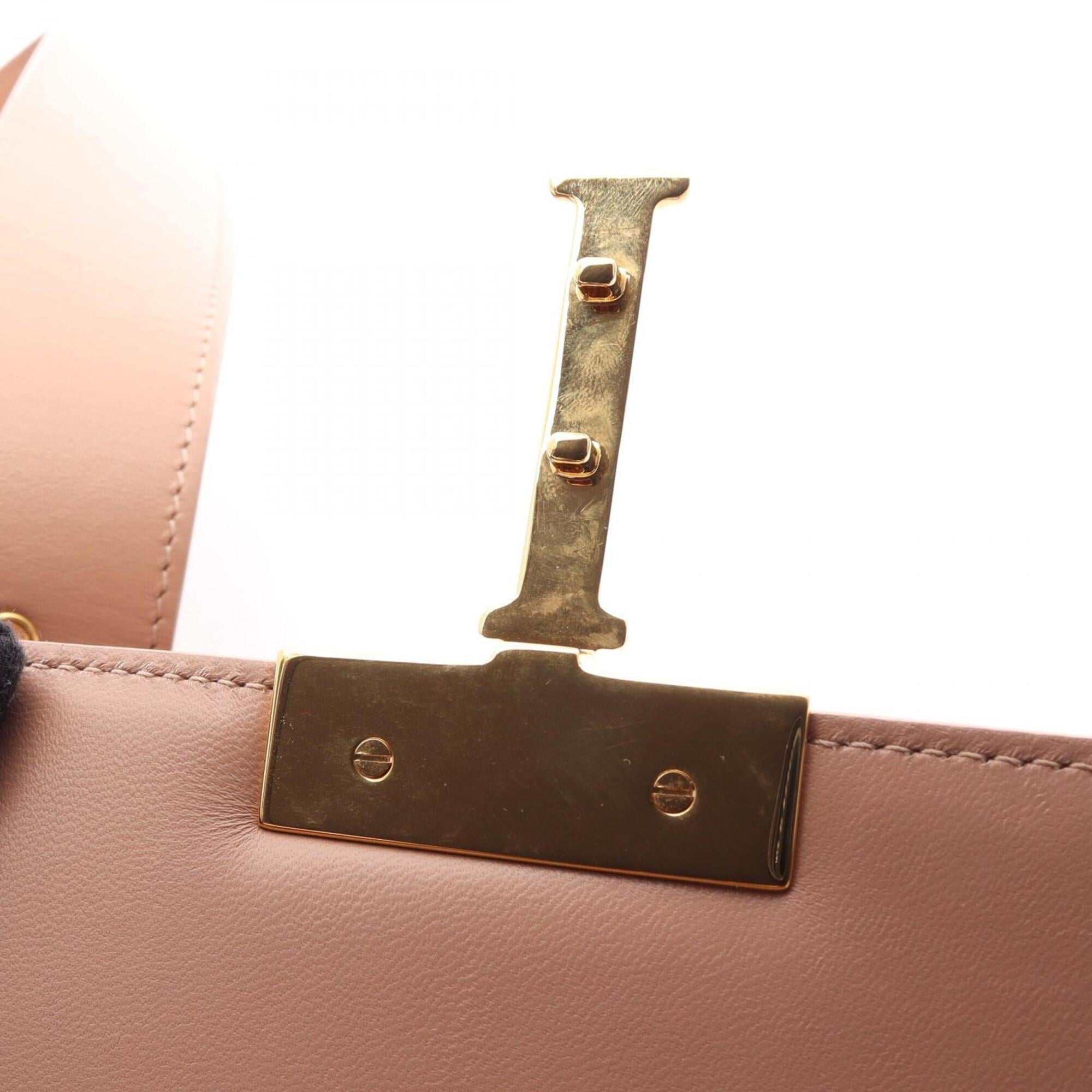 Christian Dior Pink Leather Handbag Shoulder Bag (Pre-Owned)