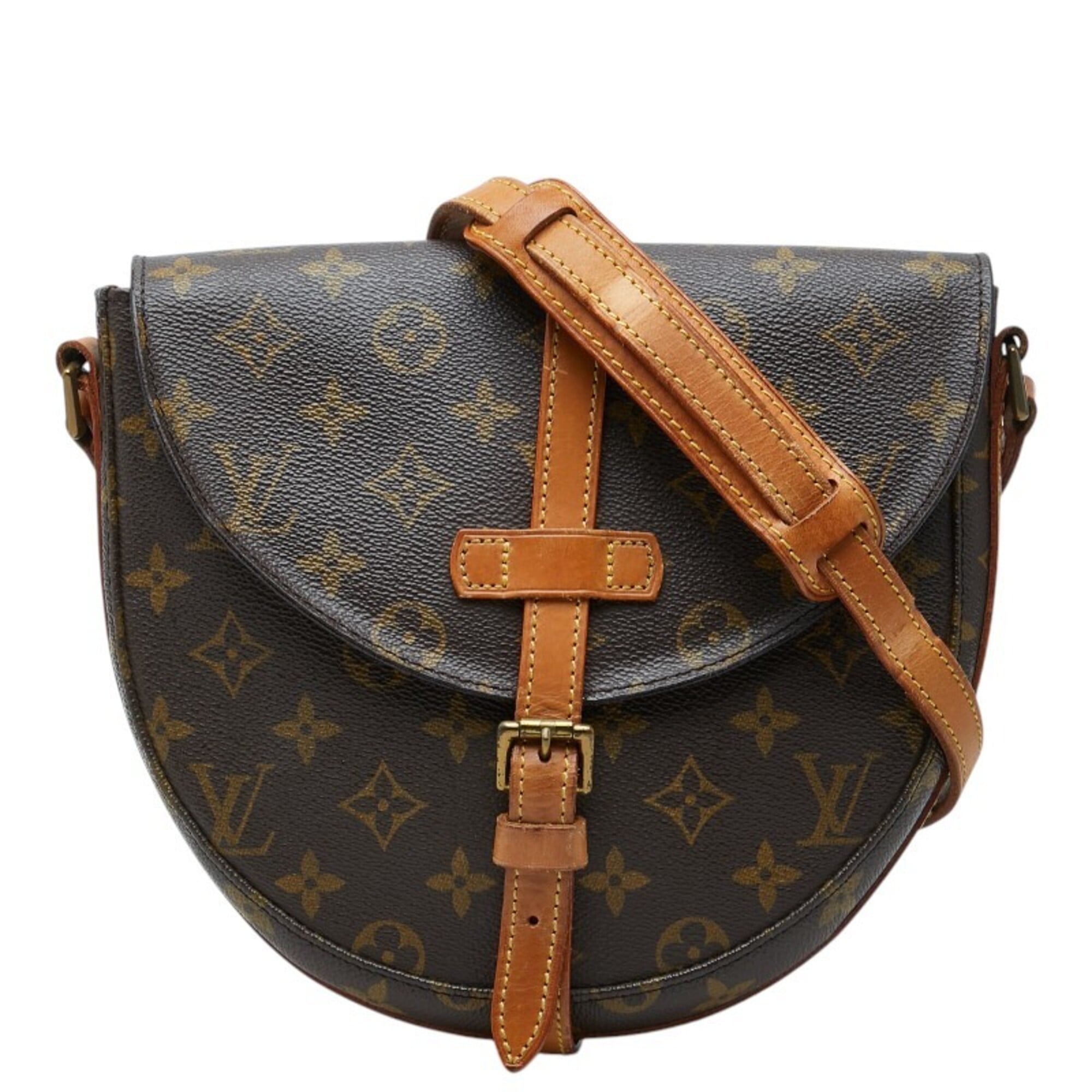 Louis Vuitton Brown Pvc Leather Shoulder Bag (Pre-Owned)