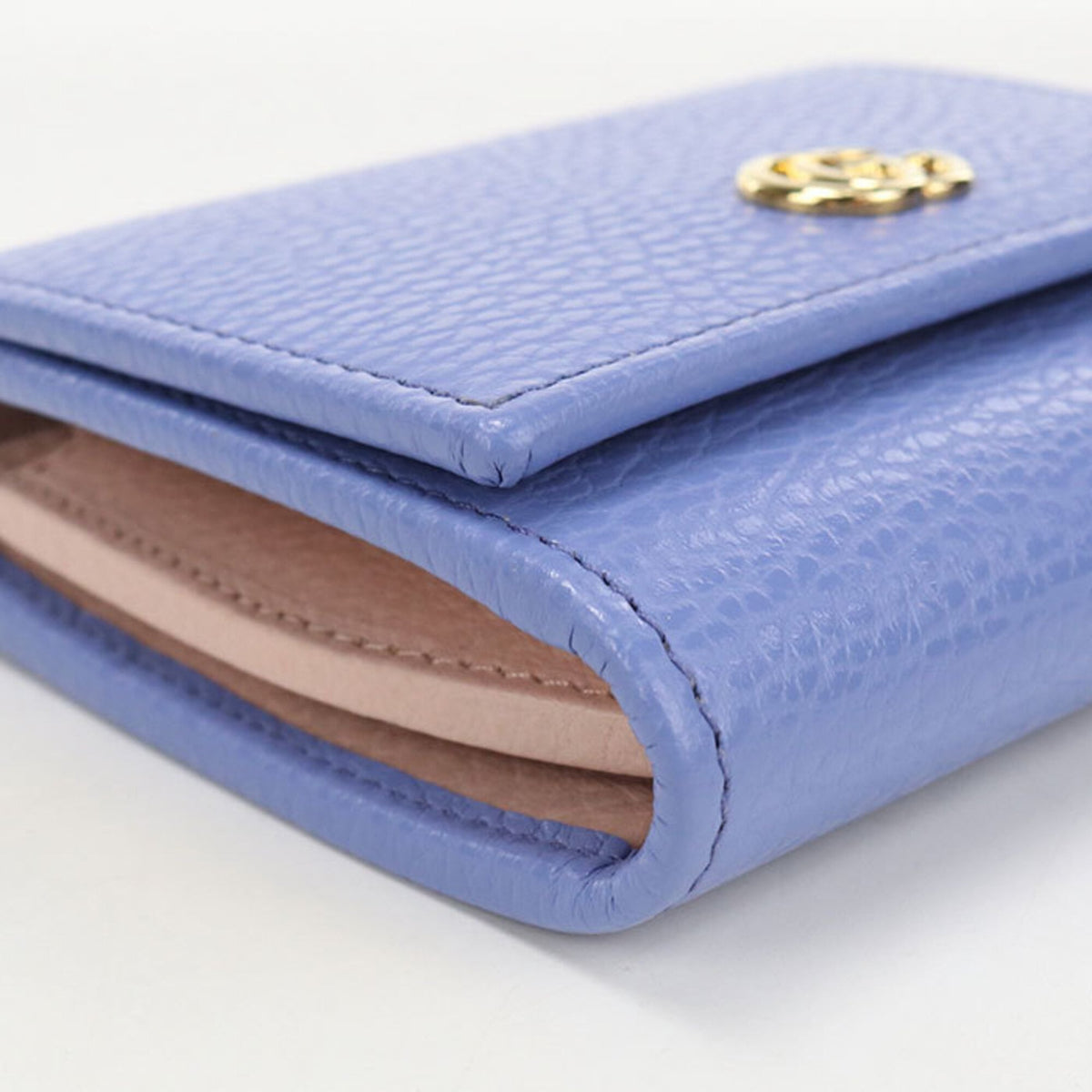 Gucci Blue Leather Wallet (Bi-Fold) (Pre-Owned)