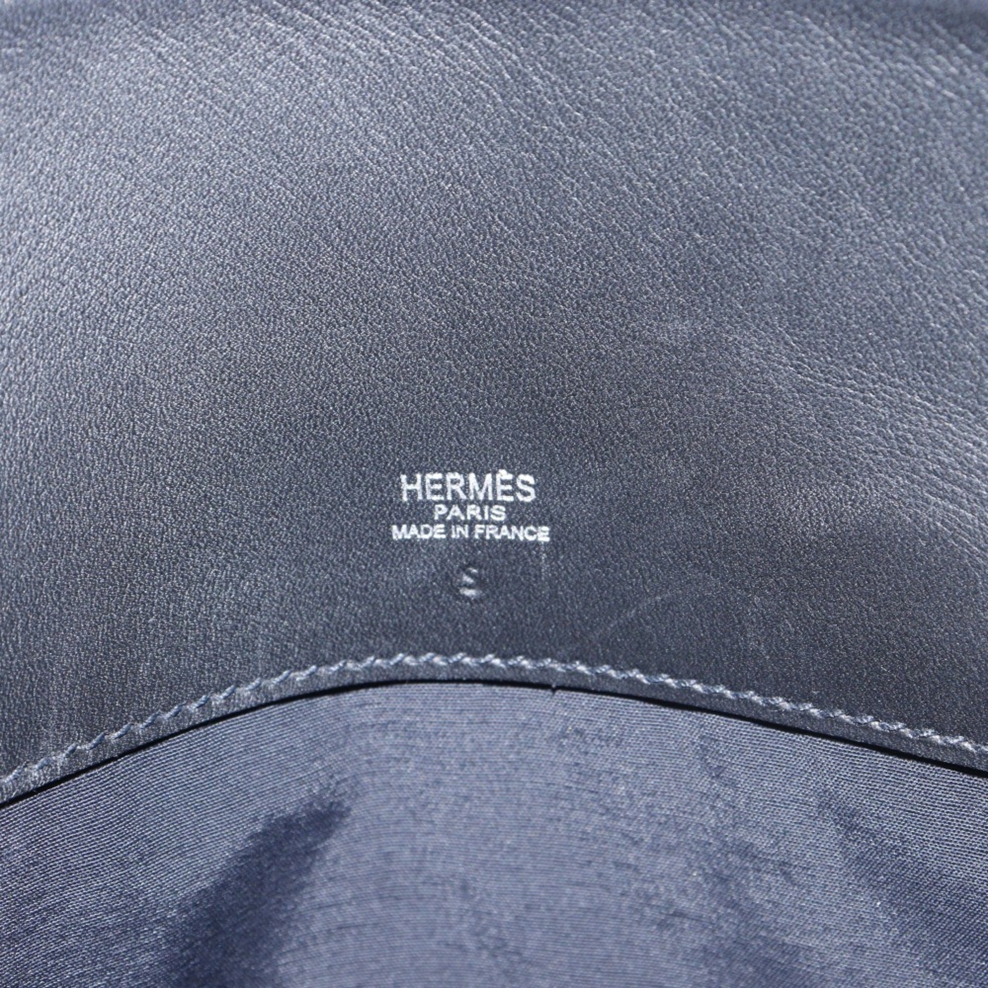 Hermes Black Canvas Pouch (Pre-Owned)