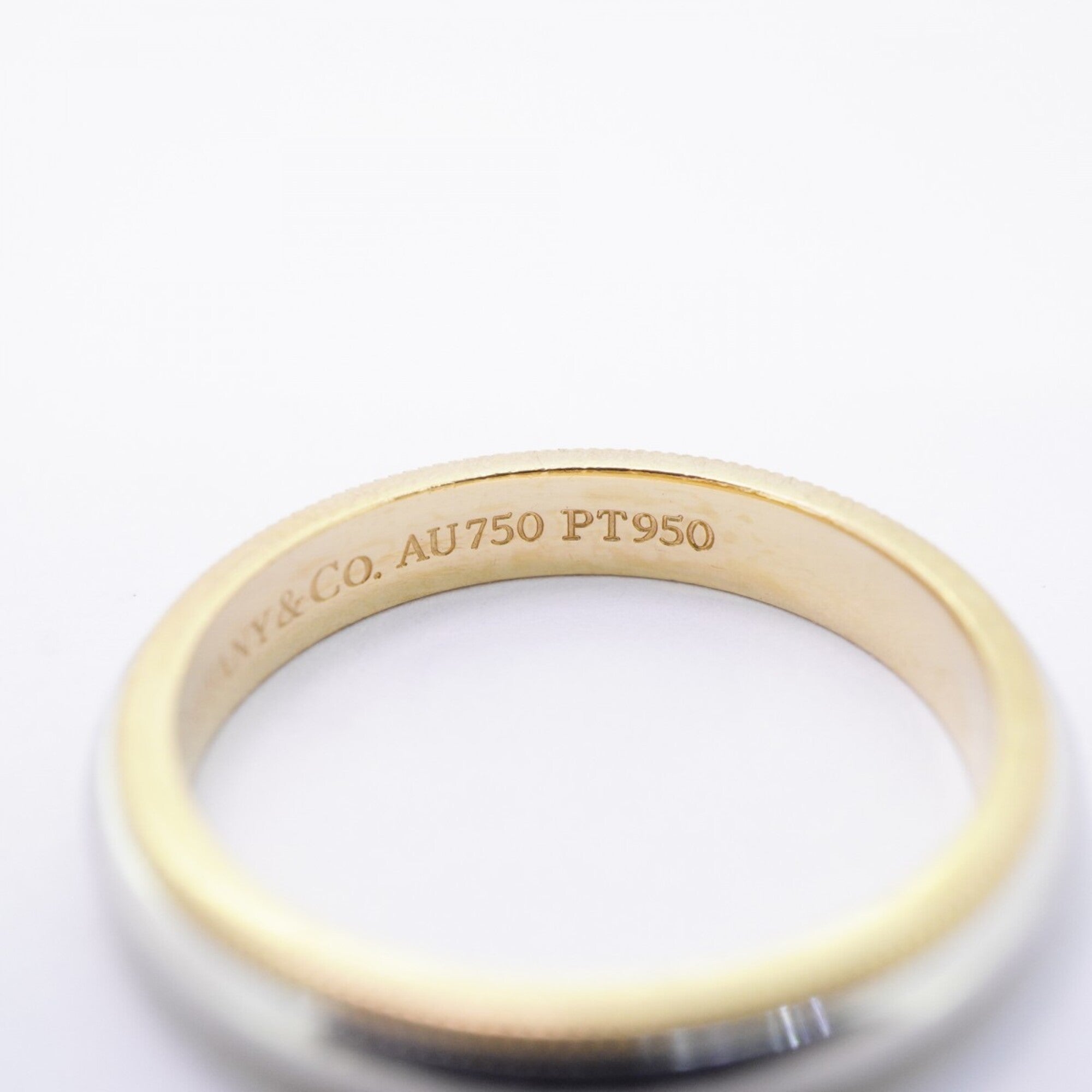 Tiffany Yellow Gold (18K) Platinum 950 Band Ring (Pre-Owned)