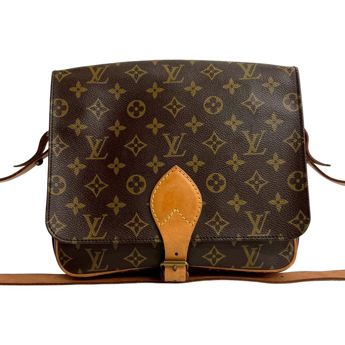 Louis Vuitton Brown Leather Pvc Pochette Shoulder Bag (Pre-Owned)