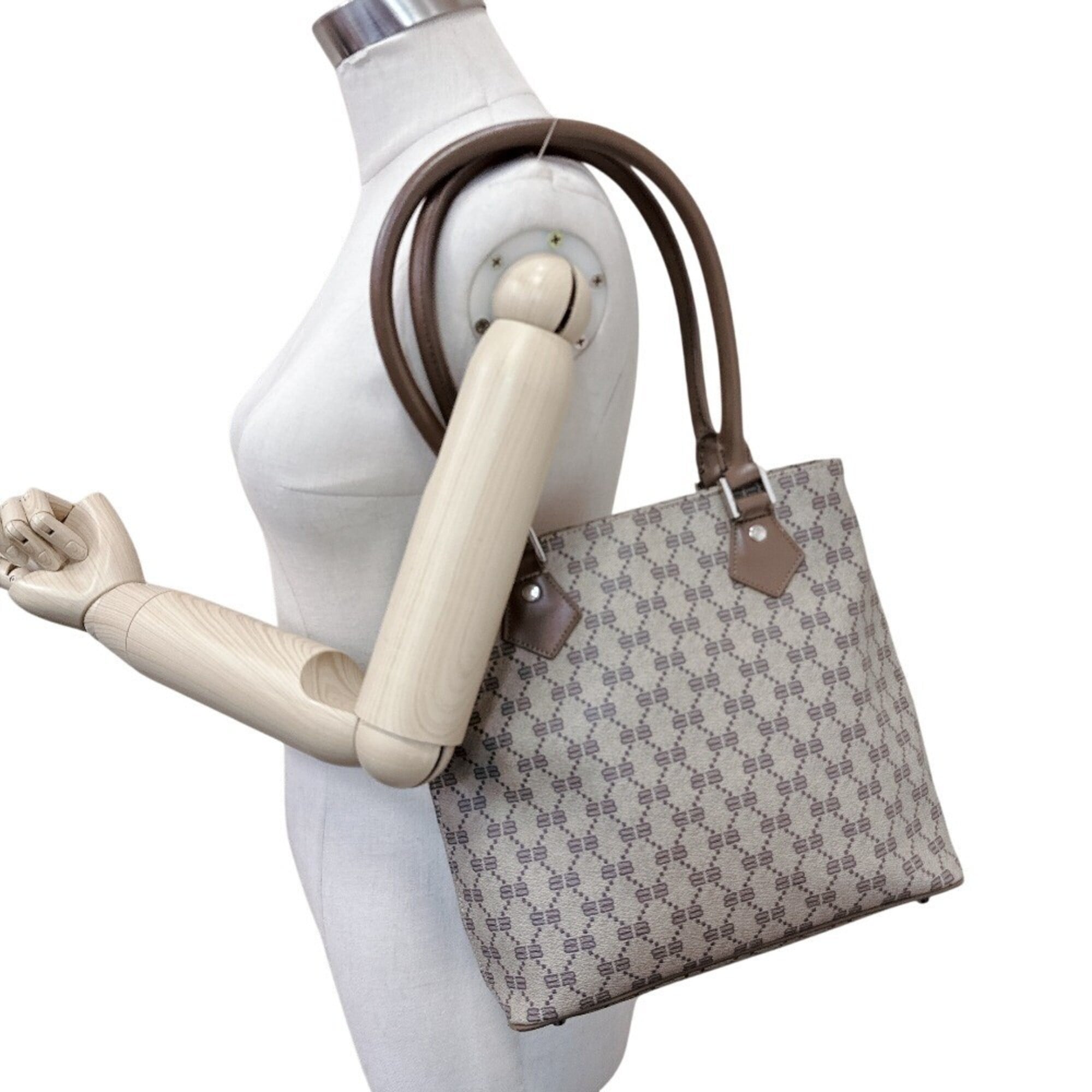 Balenciaga Brown Pvc Handbag (Pre-Owned)