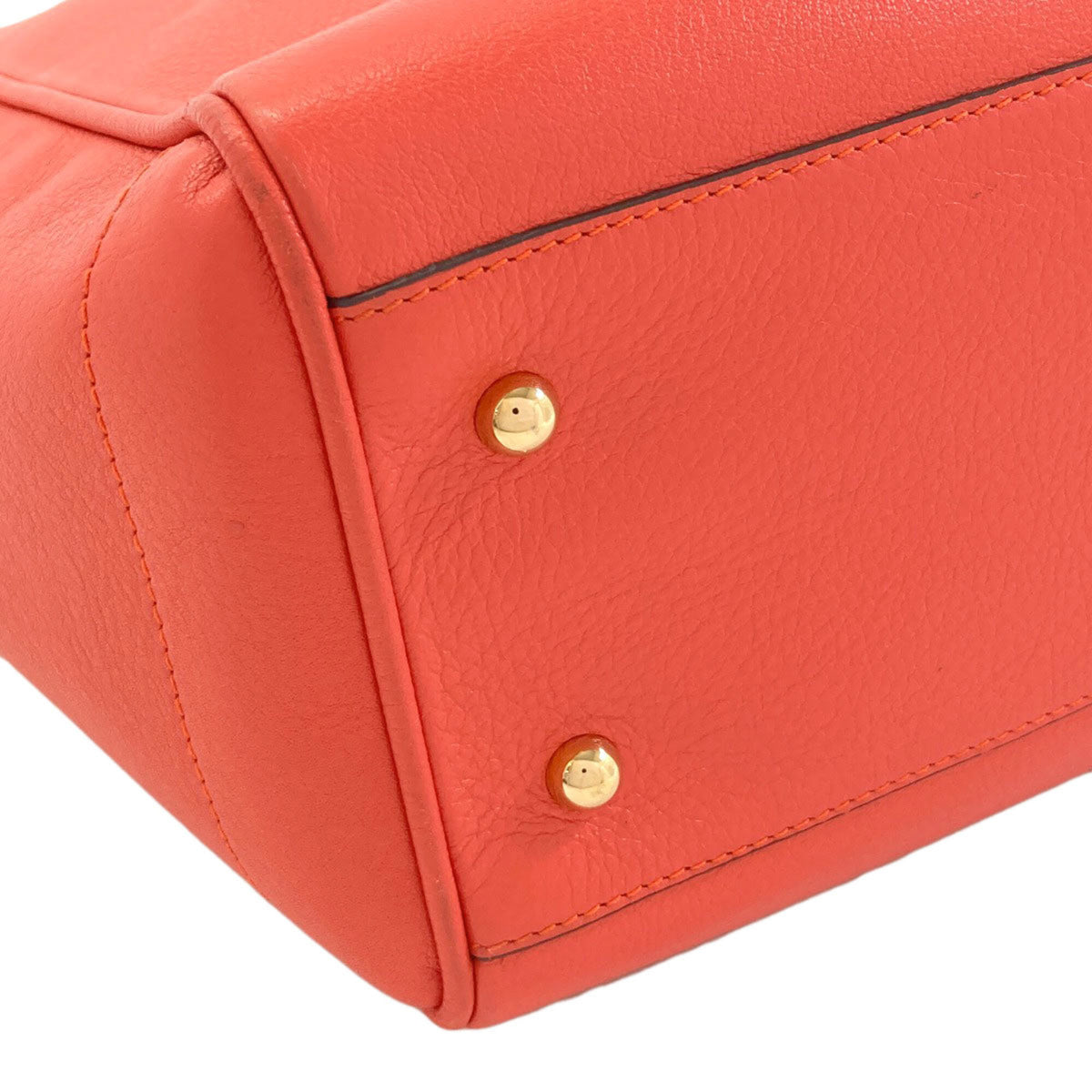 Loewe Red Color Leather Tote Bag (Pre-Owned)