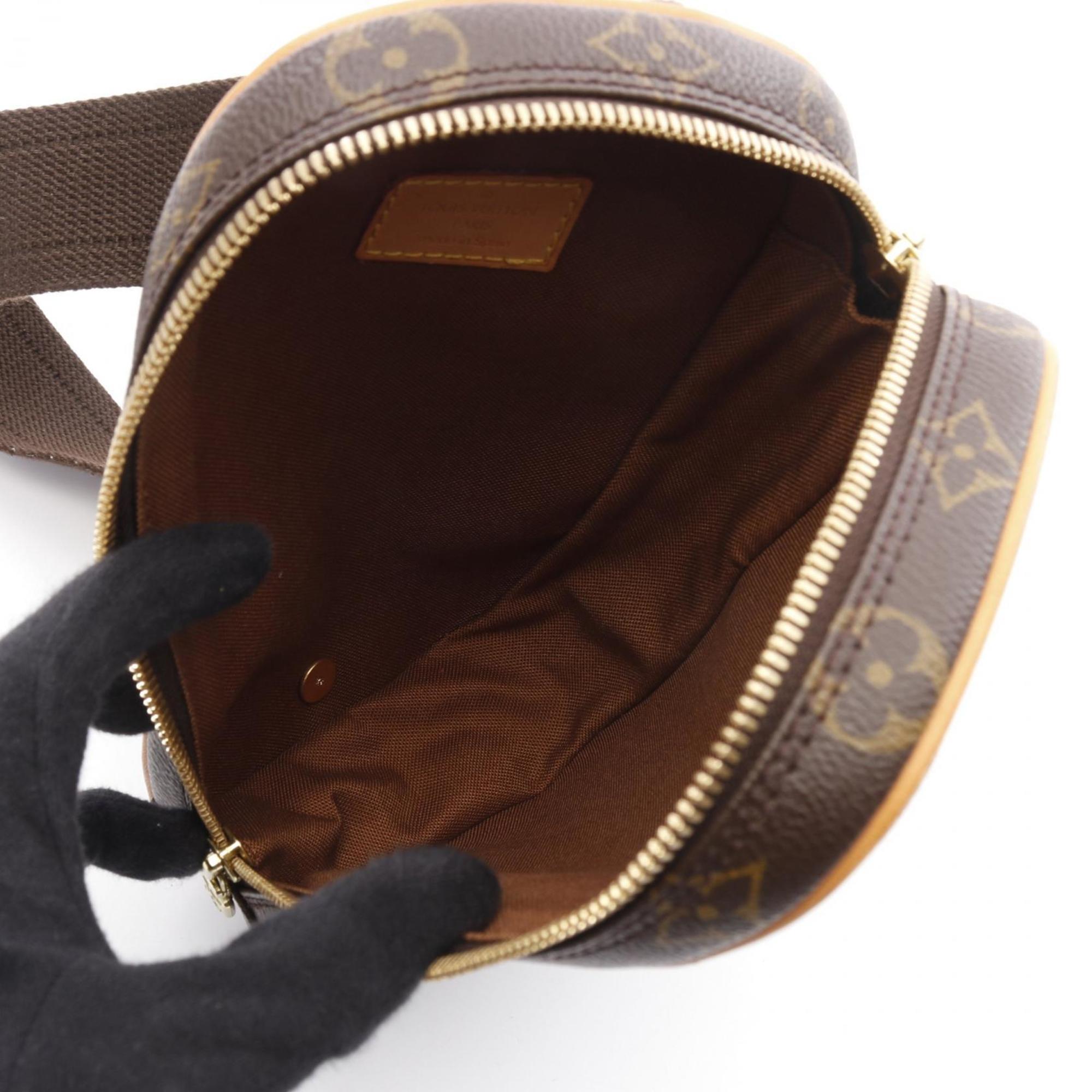 Louis Vuitton Brown Pvc Coated Canvas Leather Fanny Pack (Pre-Owned)