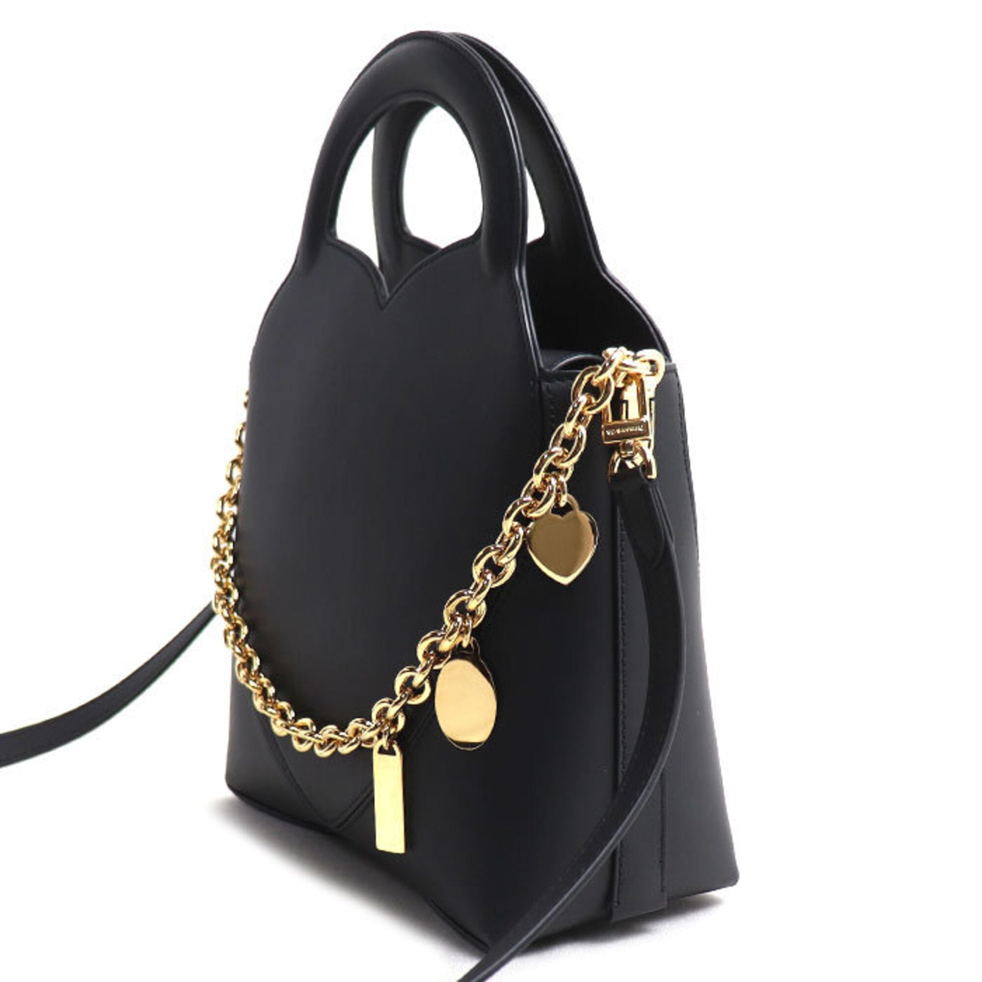 Tiffany Black Leather Shoulder Bag (Pre-Owned)