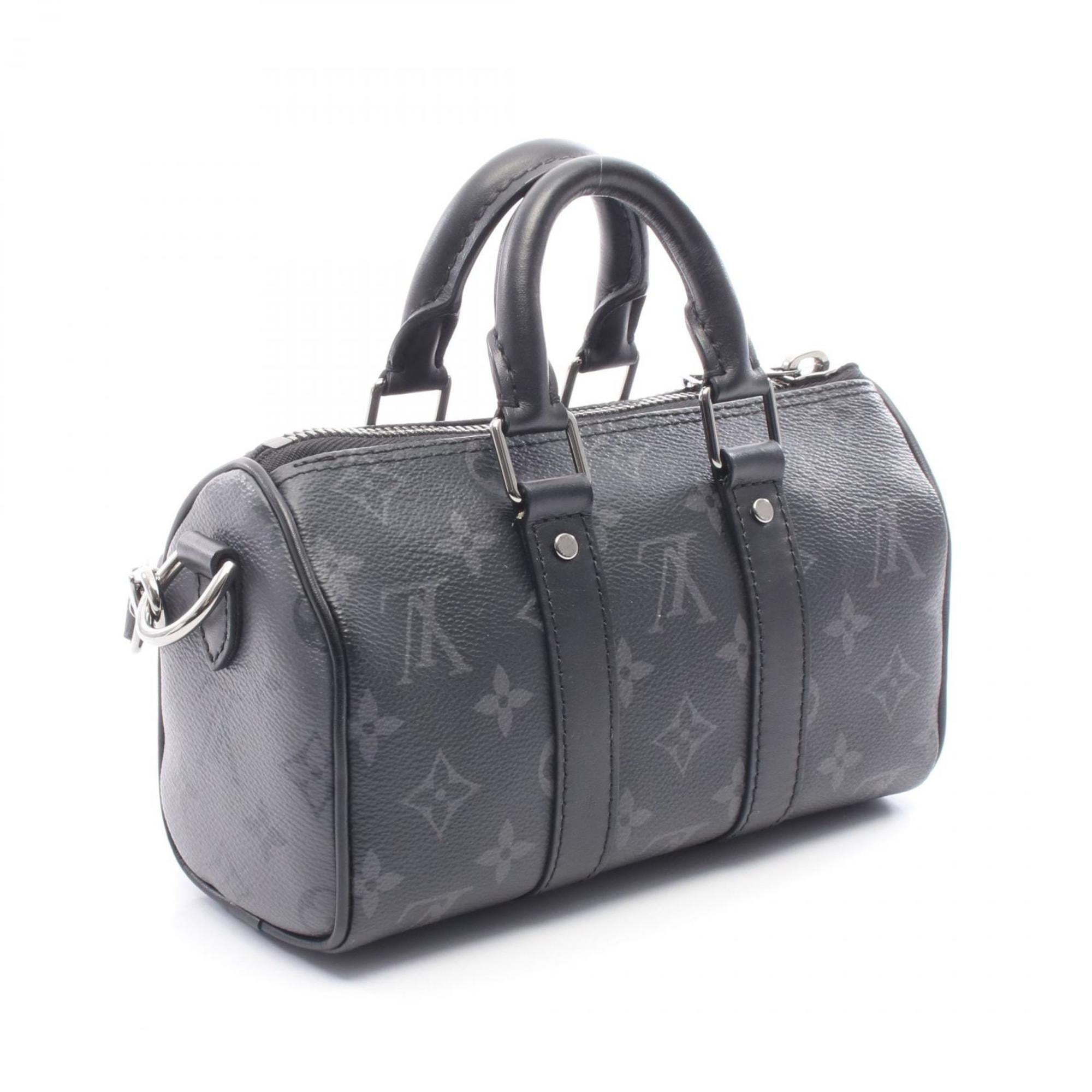 Louis Vuitton Black Monogram Eclipse Coated Canvas Leather Handbag (Pre-Owned)