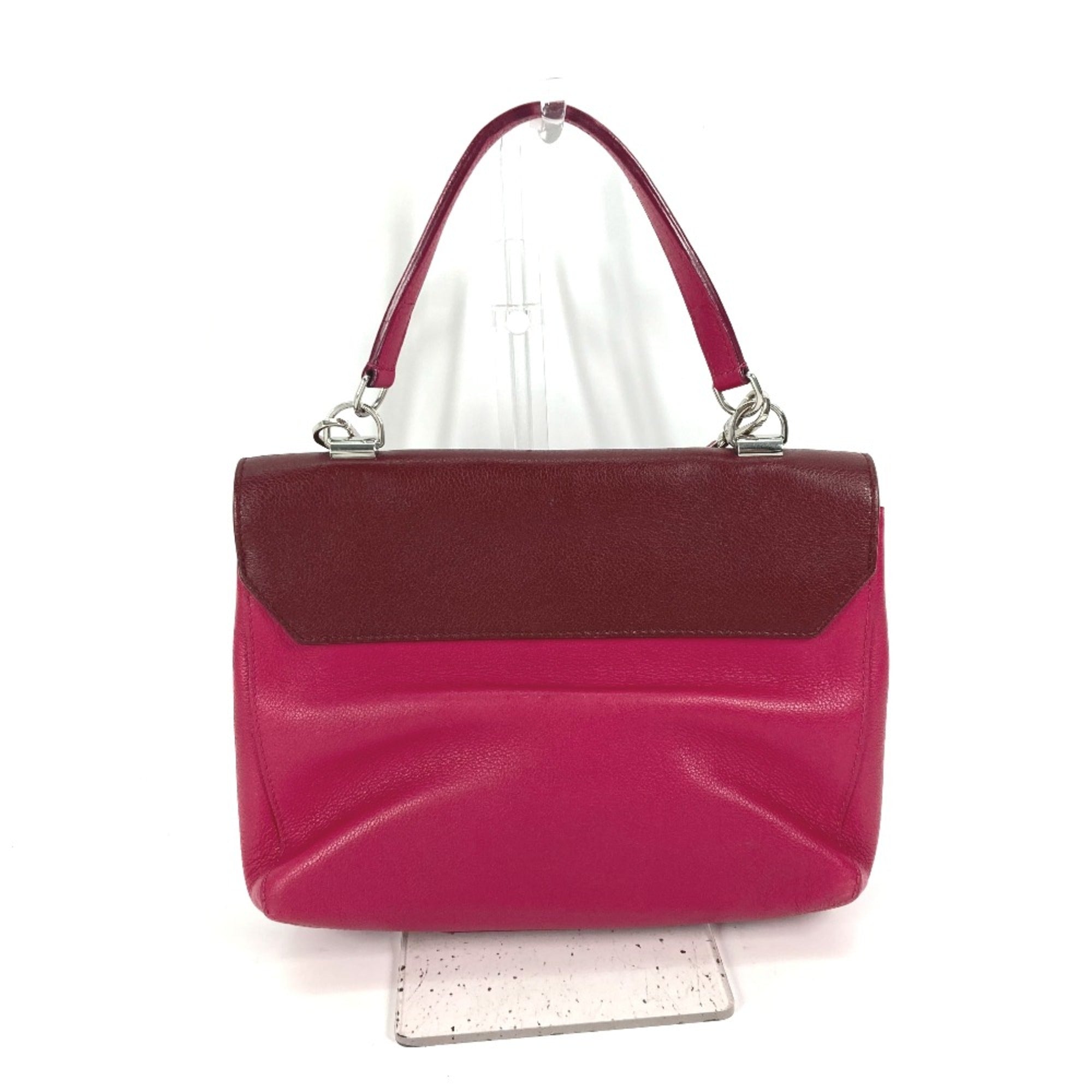 Louis Vuitton Purple Leather Handbag (Pre-Owned)