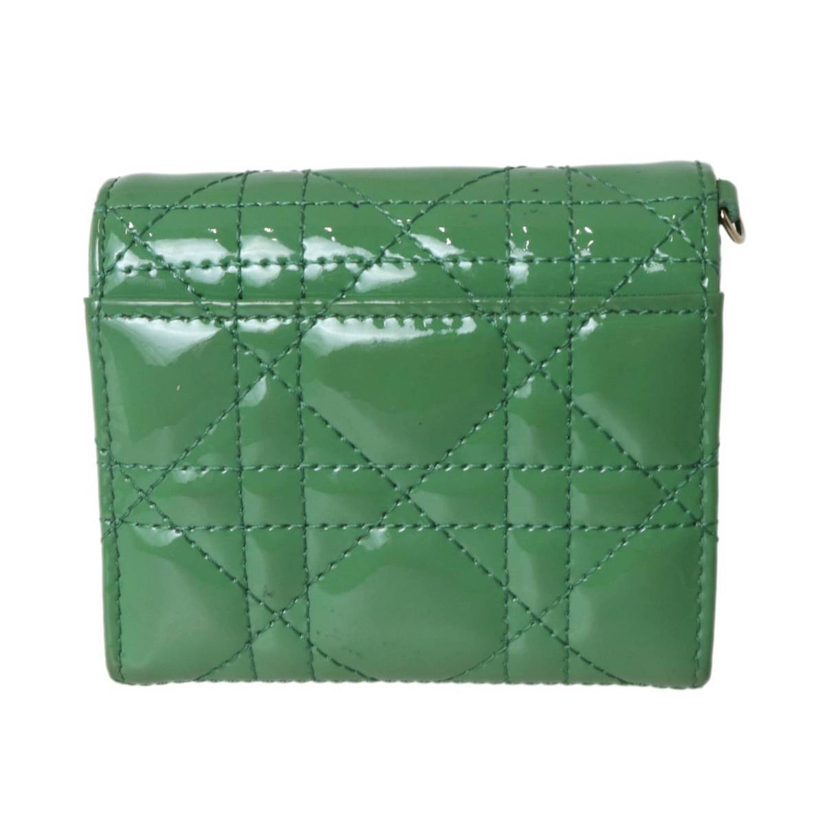 Christian Dior Green Wallet (Tri-Fold) (Pre-Owned)