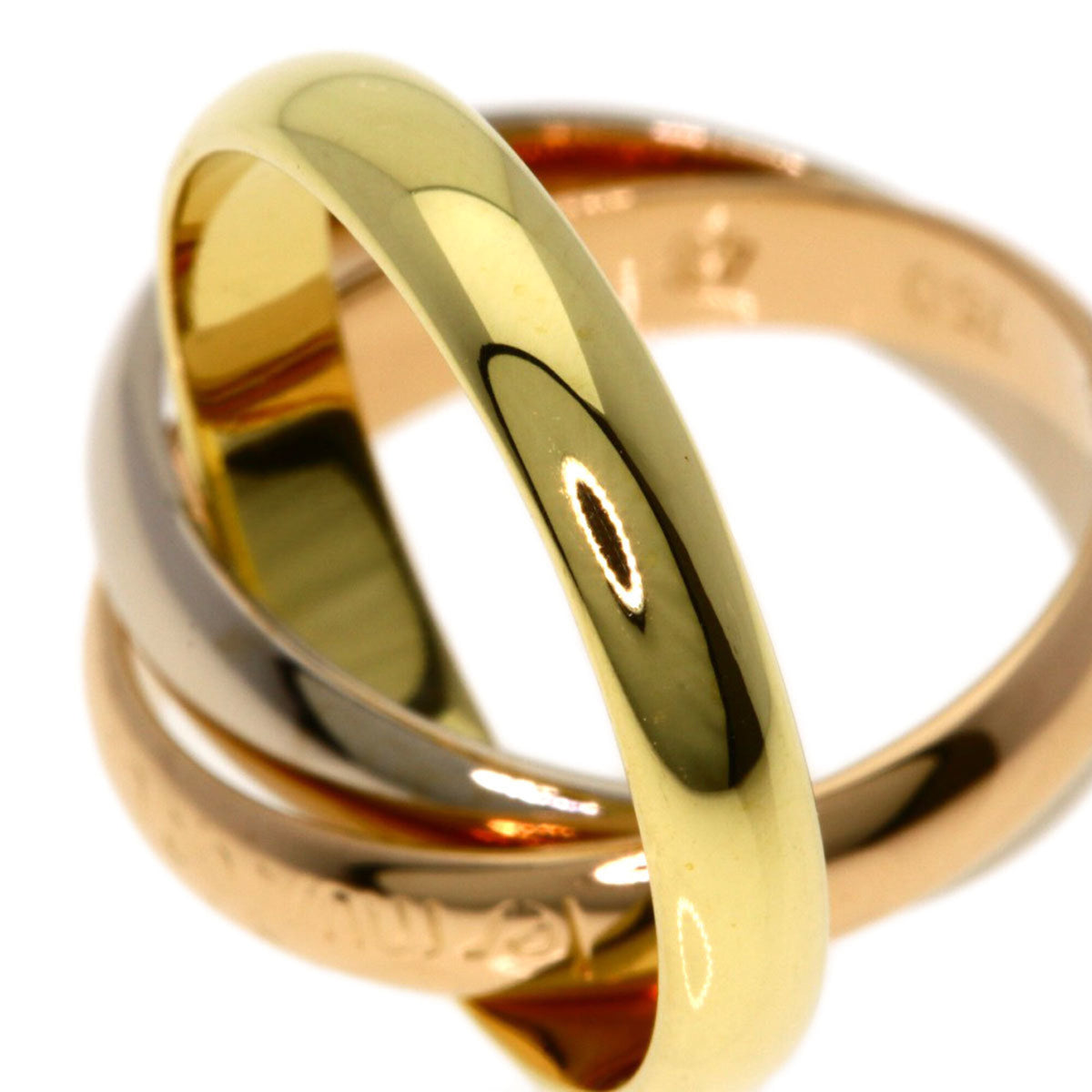 Cartier Trinity Yellow Gold (18K) Pink Gold (18K) White Gold (18K) Band Ring (Pre-Owned)