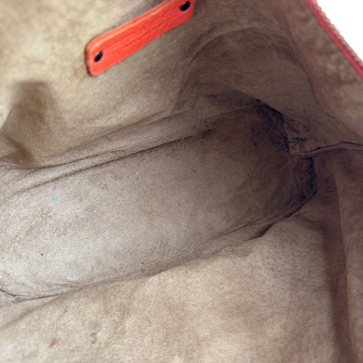 Bottega Veneta Orange Leather Shoulder Bag (Pre-Owned)