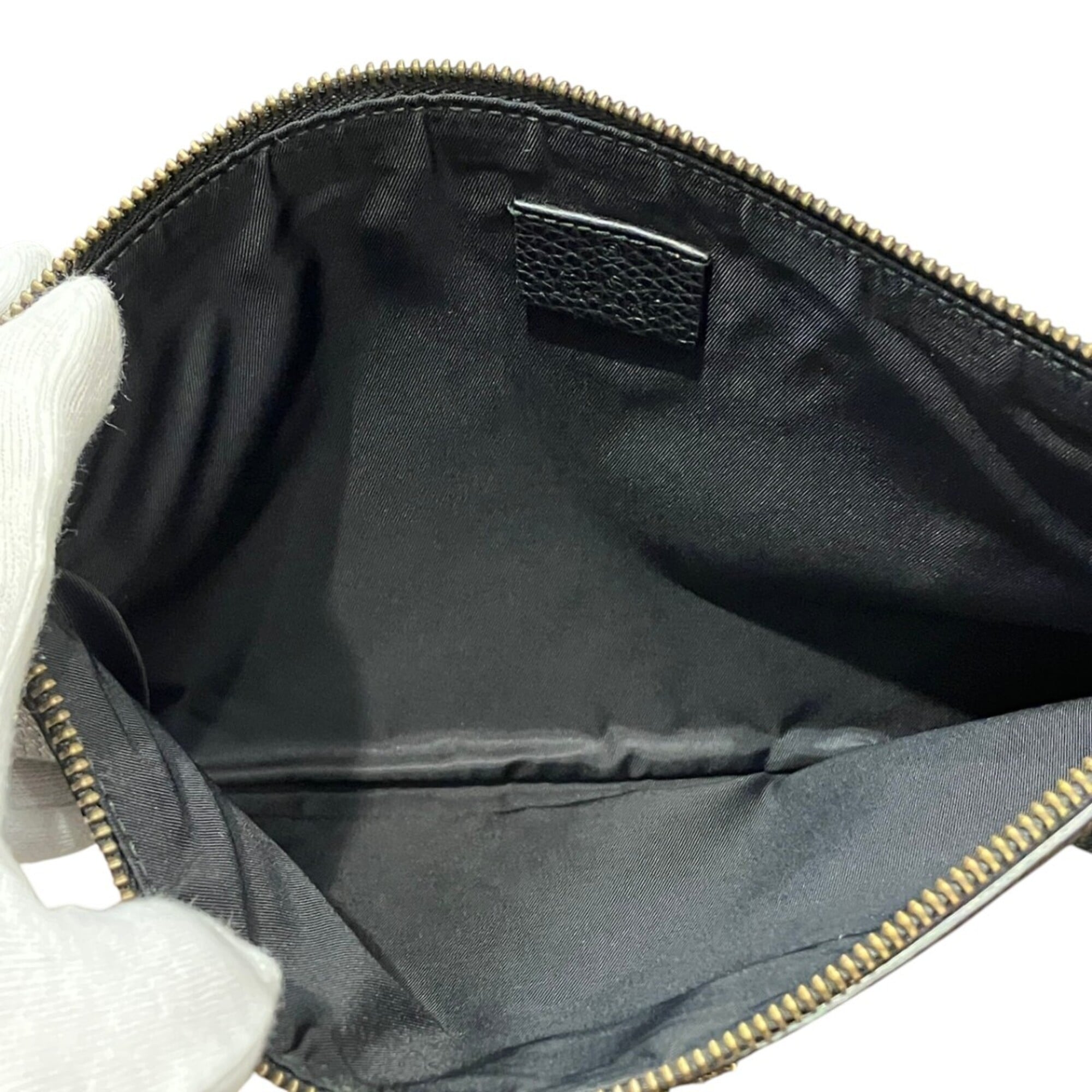 Gucci Animalier Leather Clutch Bag (Pre-Owned)