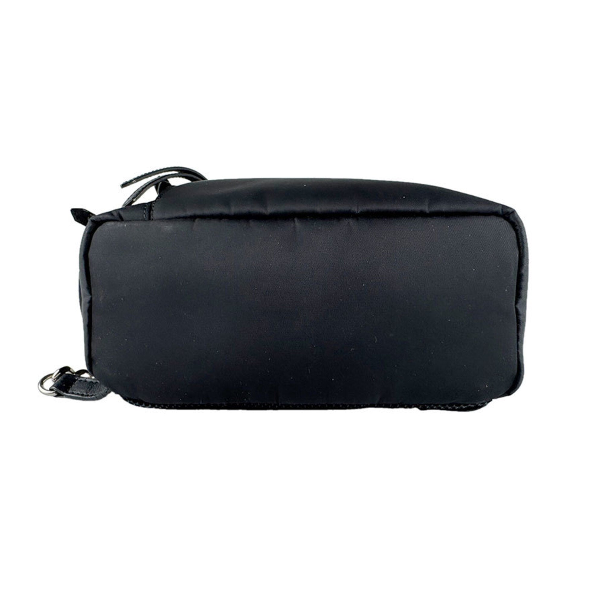 Fendi Black Nylon Fur Backpack (Pre-Owned)