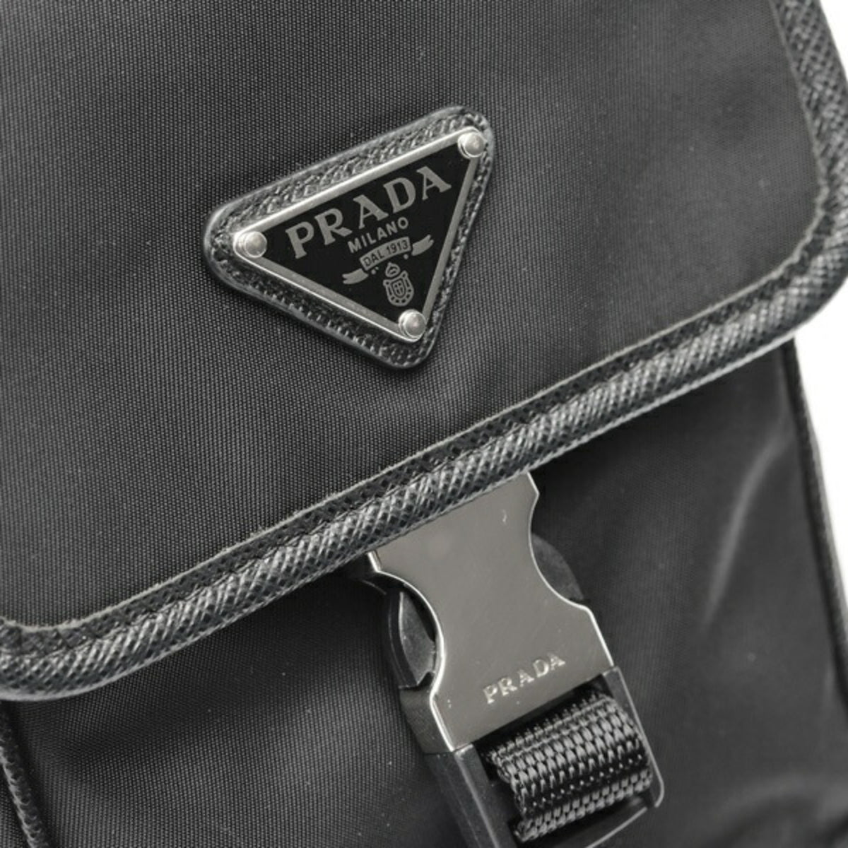 Prada Black Nylon Phone Wallet (Pre-Owned)