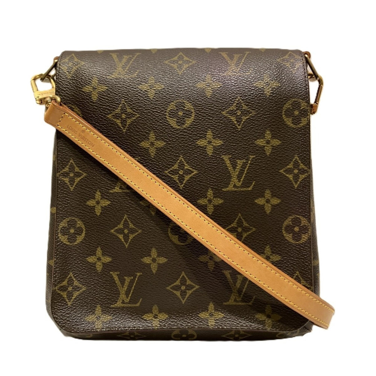 Louis Vuitton Brown Monogram Canvas Shoulder Bag (Pre-Owned)