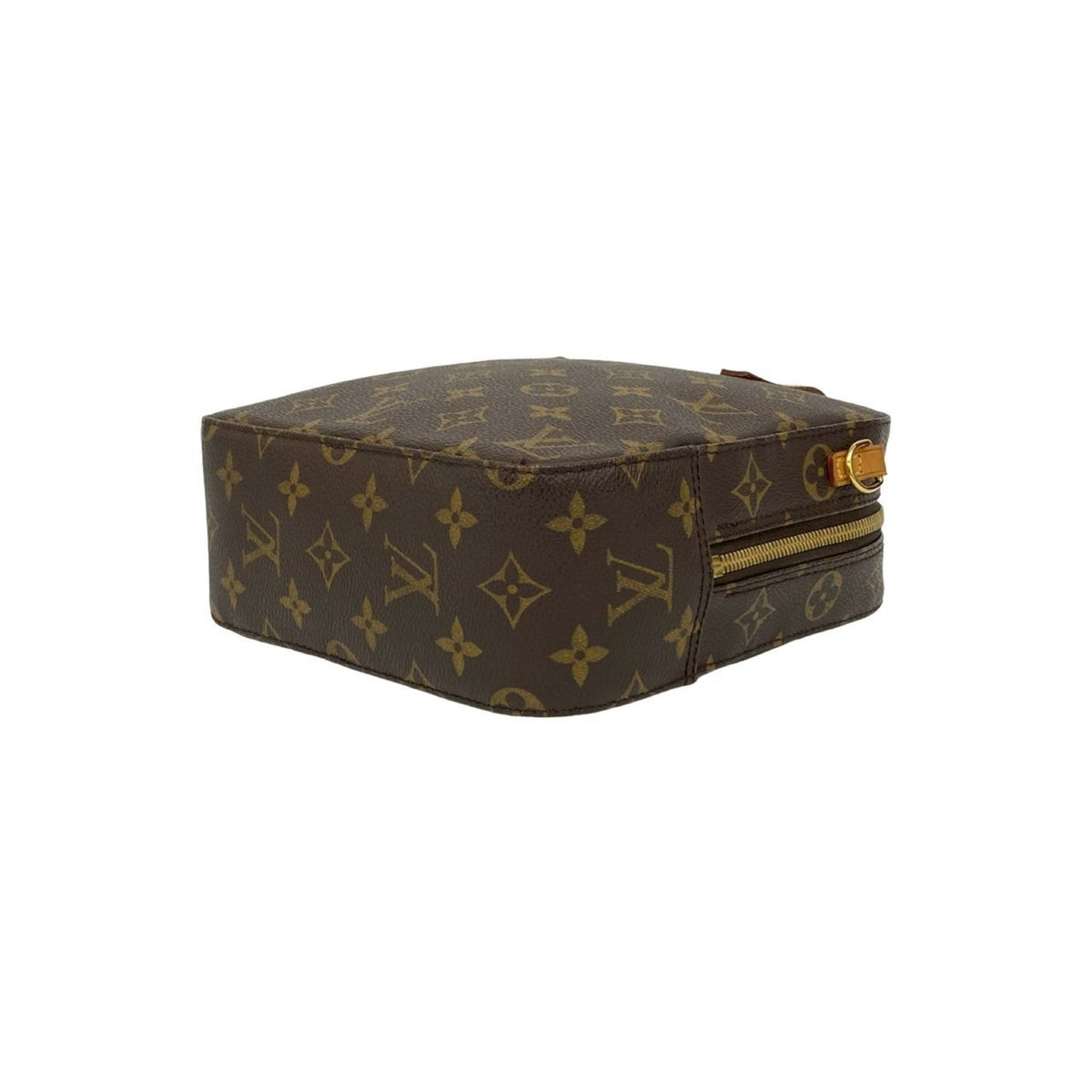 Louis Vuitton Brown Leather Pvc Handbag Shoulder Bag (Pre-Owned)