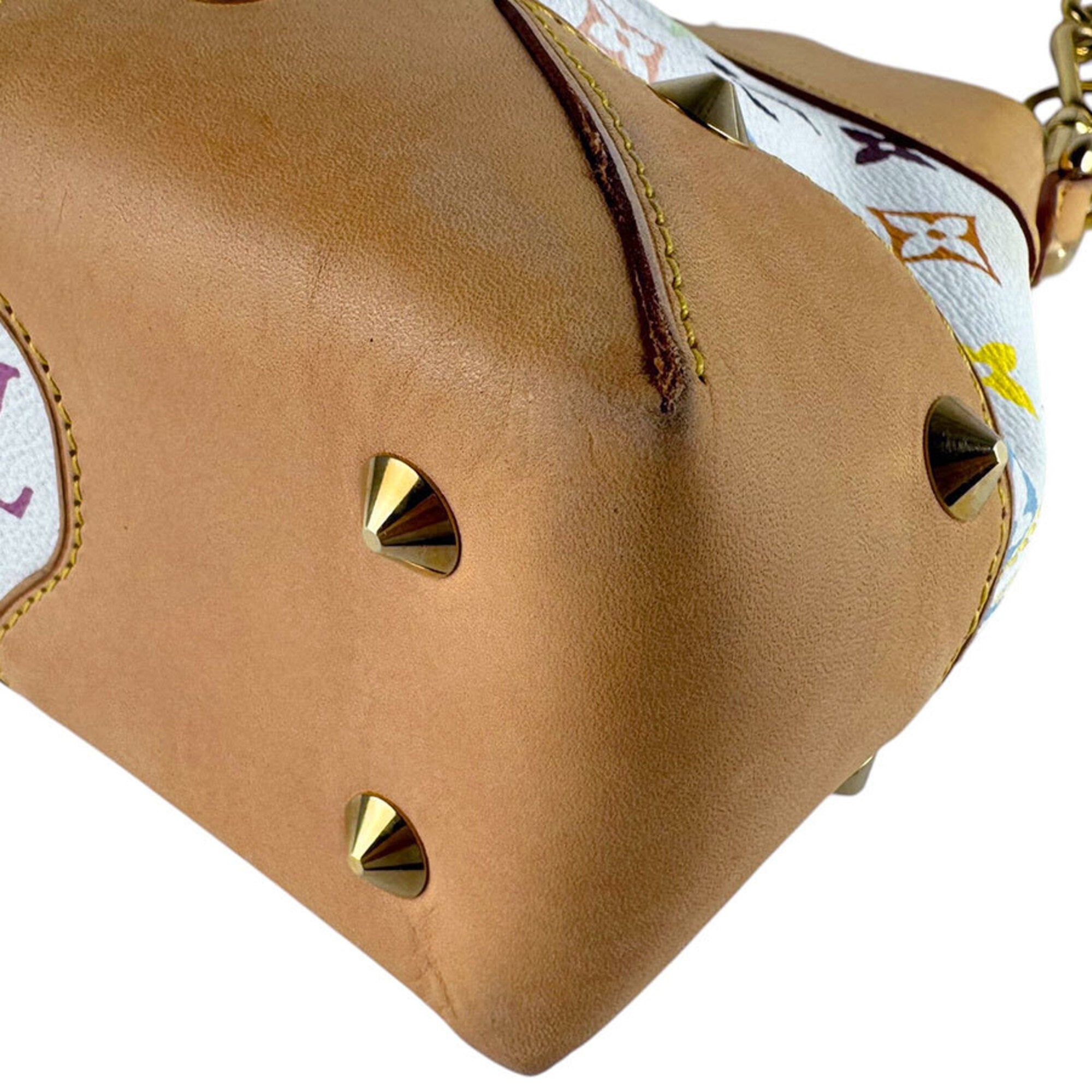 Louis Vuitton Blanc Multi-Color Monogram Multicolore Handbag Shoulder Bag (Pre-Owned)