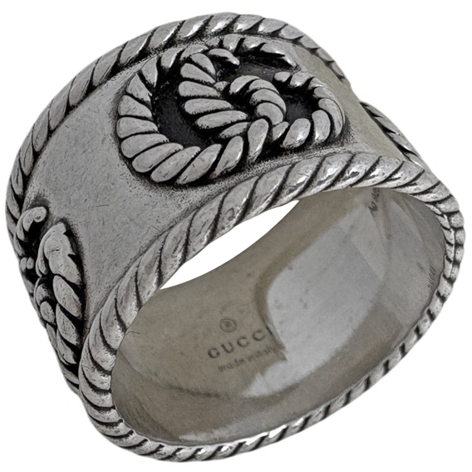 Gucci Silver Silver 925 Band Ring (Pre-Owned)