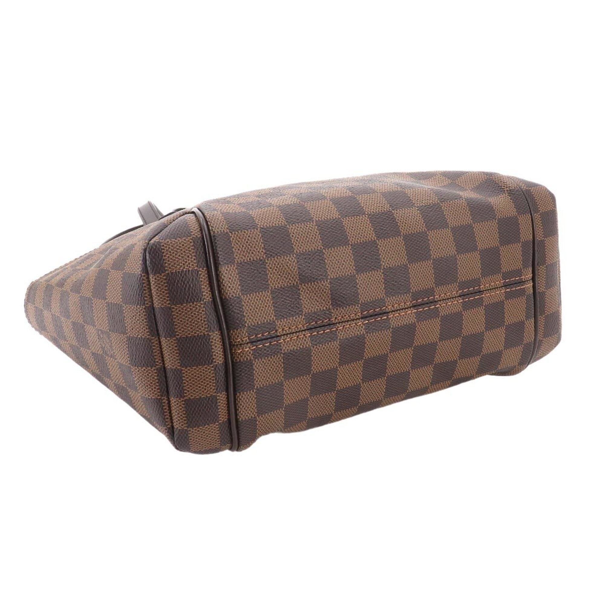 Louis Vuitton Brown Damier Canvas Ebene Damier Canvas Handbag Tote Bag (Pre-Owned)