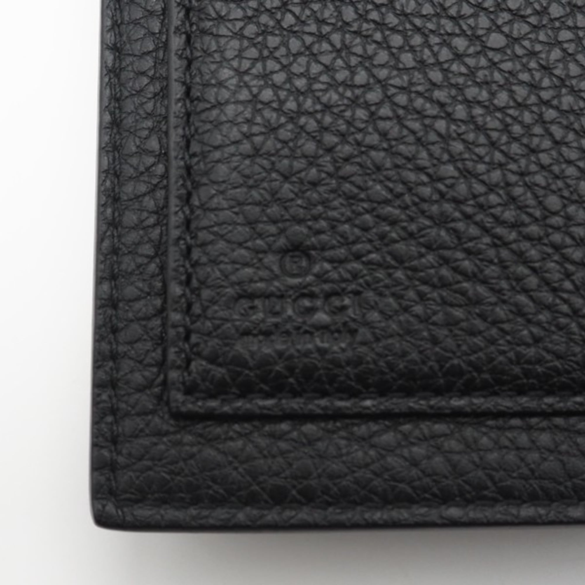 Gucci Black Leather Wallet (Bi-Fold) (Pre-Owned)