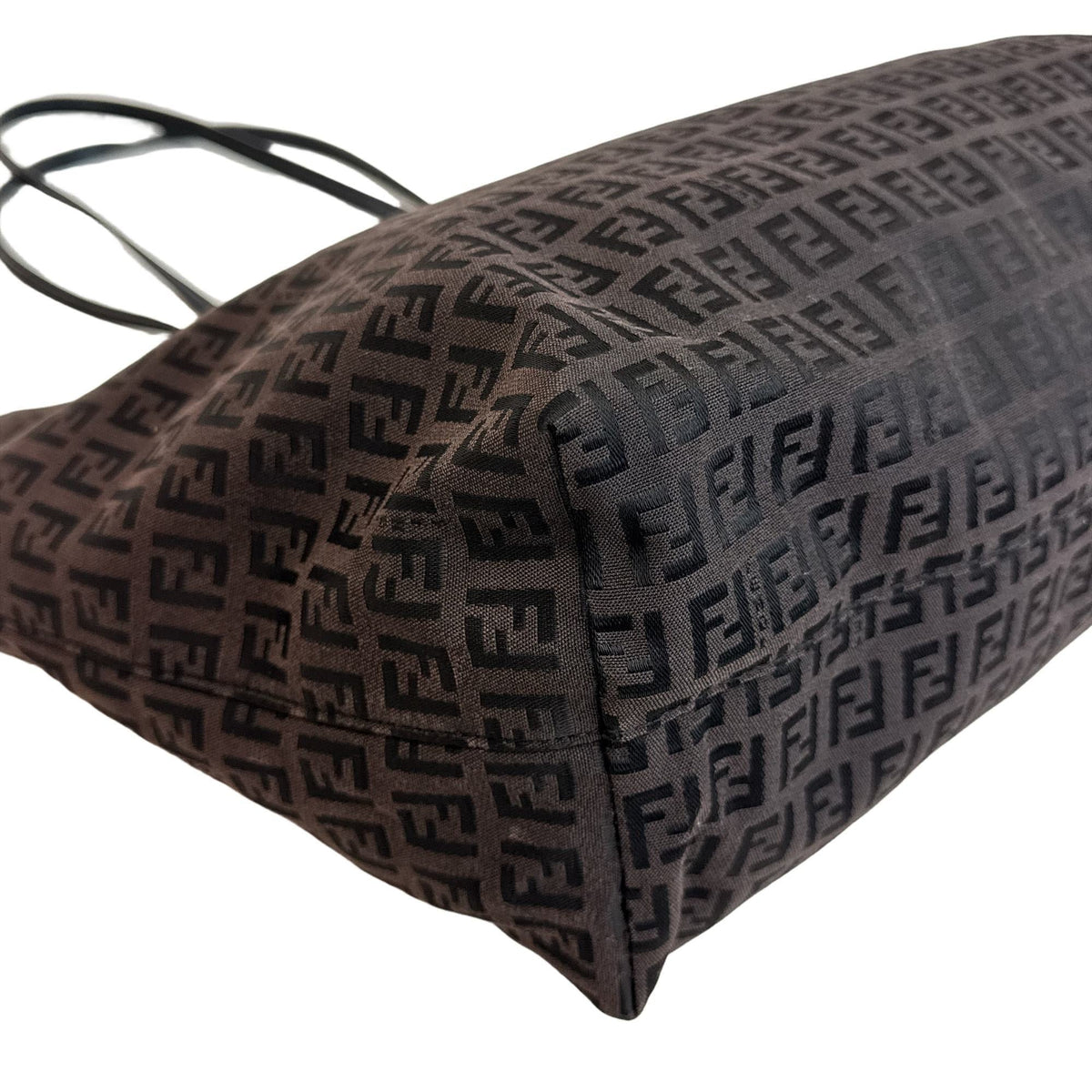 Fendi Brown Zucchino Tote Bag (Pre-Owned)