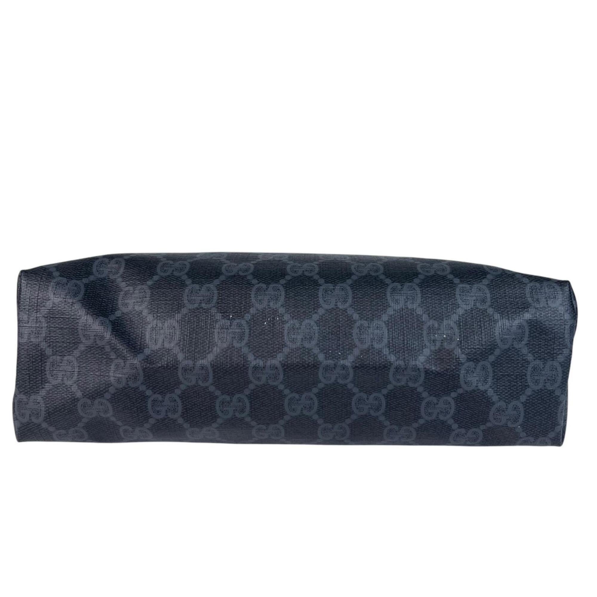 Gucci Black Gray Pvc Clutch Bag Pouch (Pre-Owned)