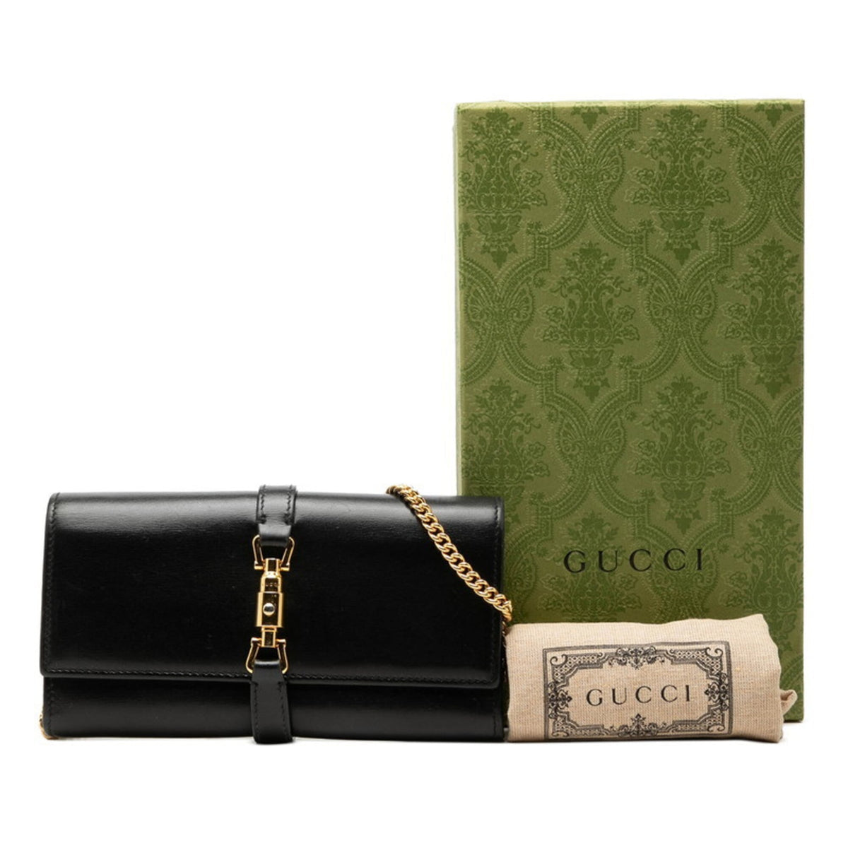 Gucci Black Leather Shoulder Bag (Pre-Owned)