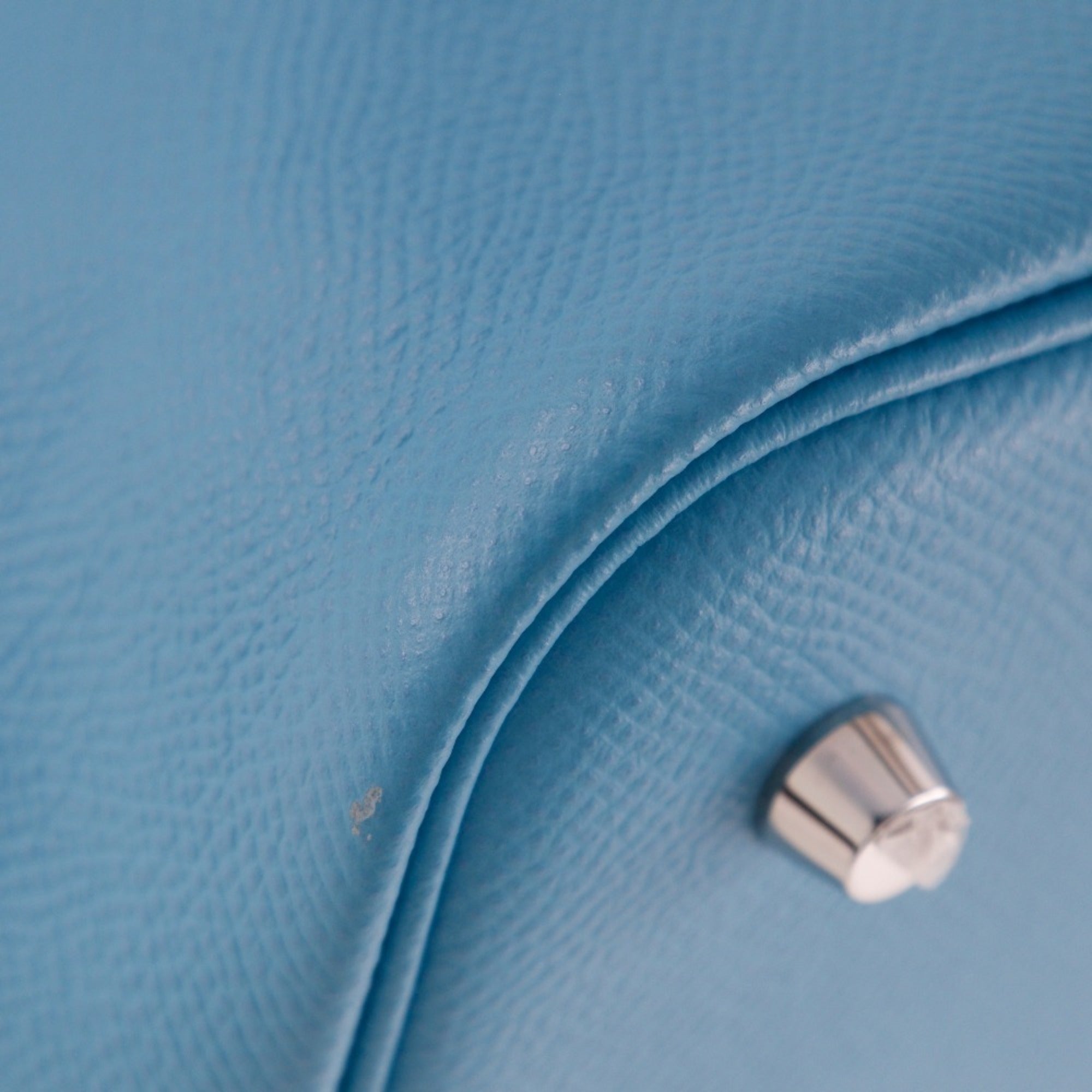 Hermes Light Blue Epsom Leather Handbag (Pre-Owned)