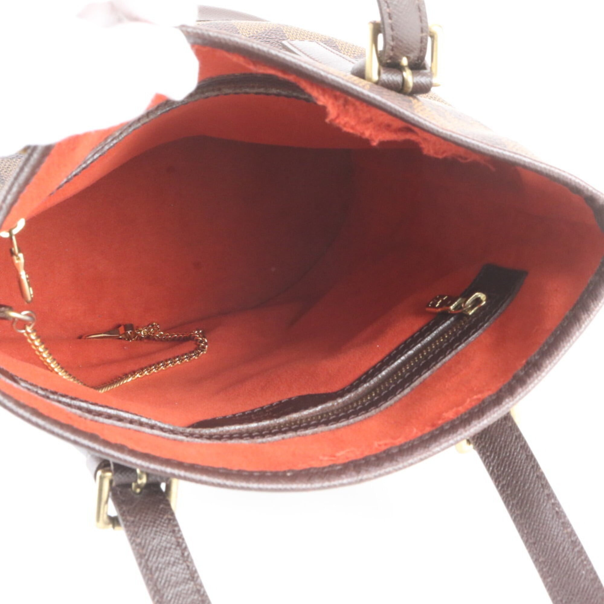 Louis Vuitton Ebene Leather Coated Canvas Handbag Shoulder Bag Tote Bag (Pre-Owned)