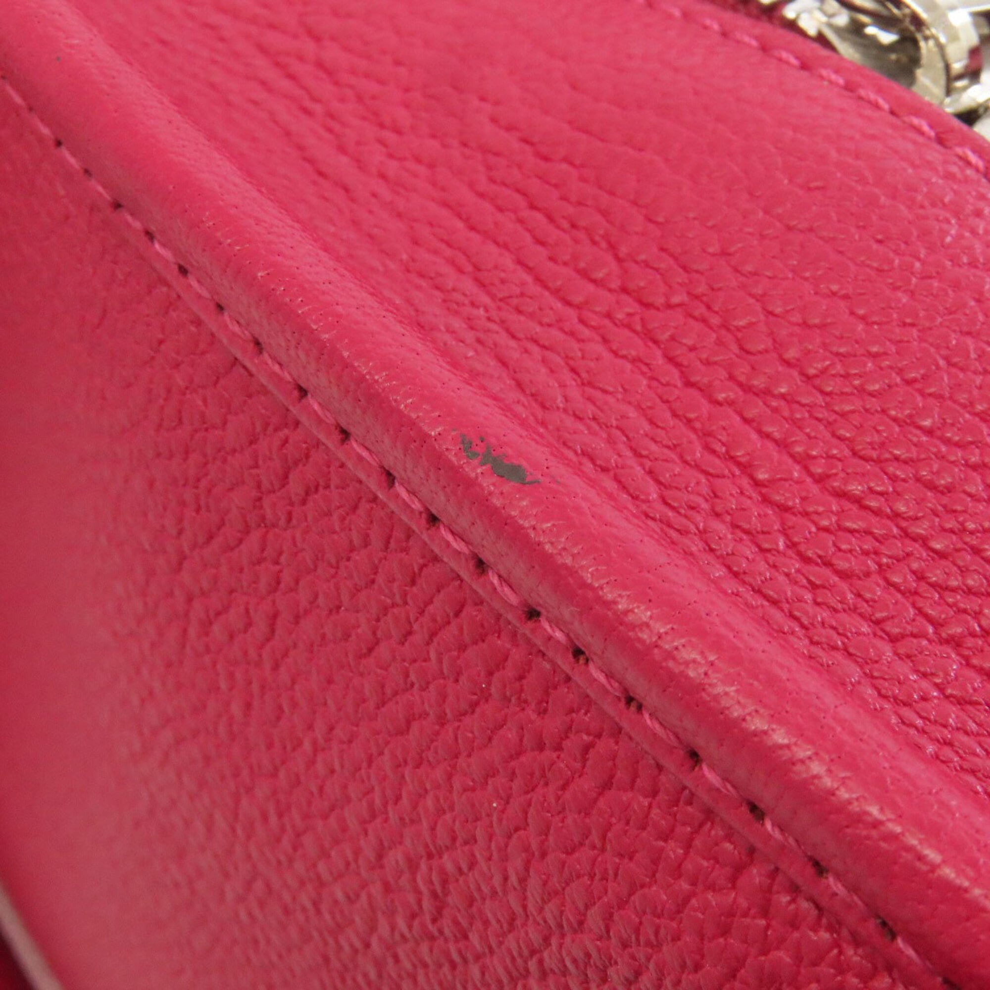 Loewe Red Color Leather Tote Bag (Pre-Owned)