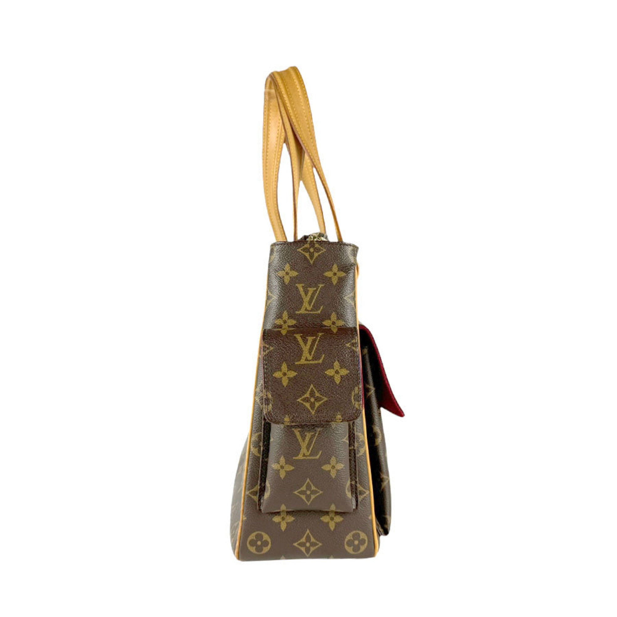 Louis Vuitton Brown Monogram Canvas Handbag (Pre-Owned)