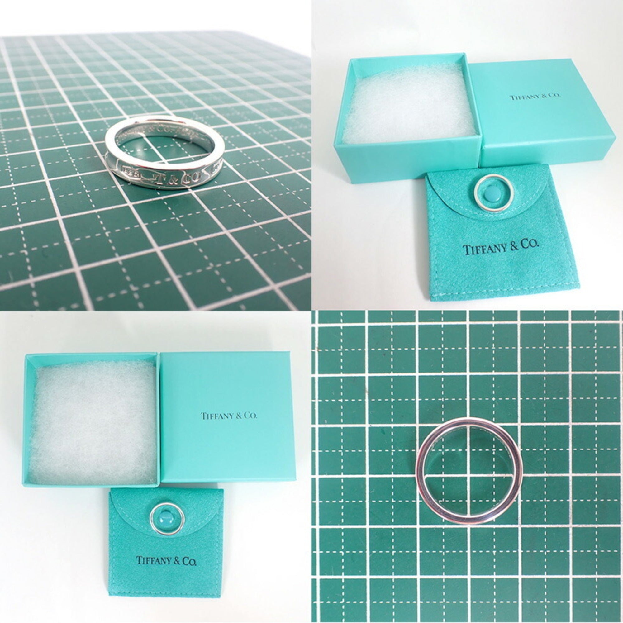 Tiffany Sterling Silver 925 Band Ring (Pre-Owned)