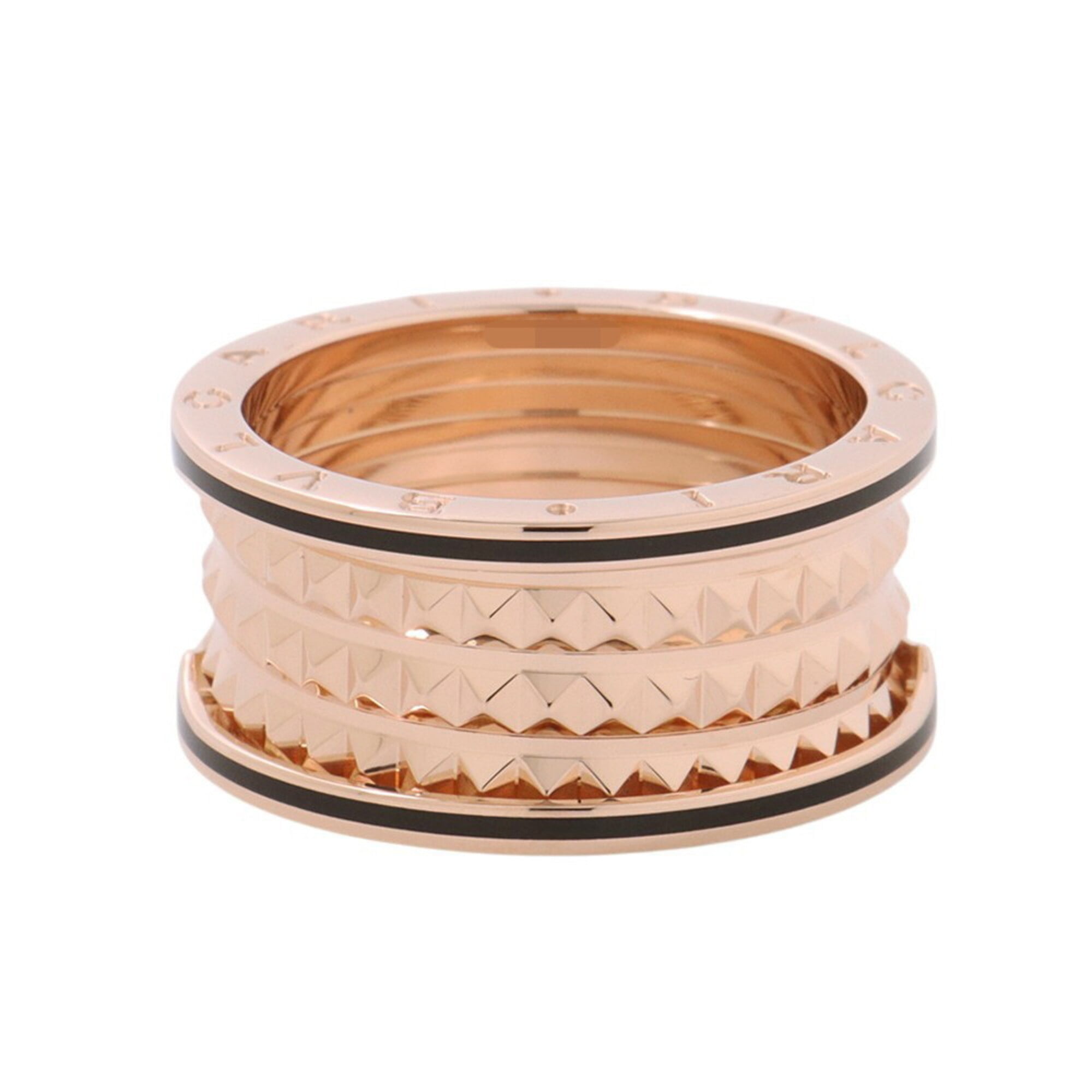Bvlgari Pink Gold (18K) Ceramic Band Ring (Pre-Owned)