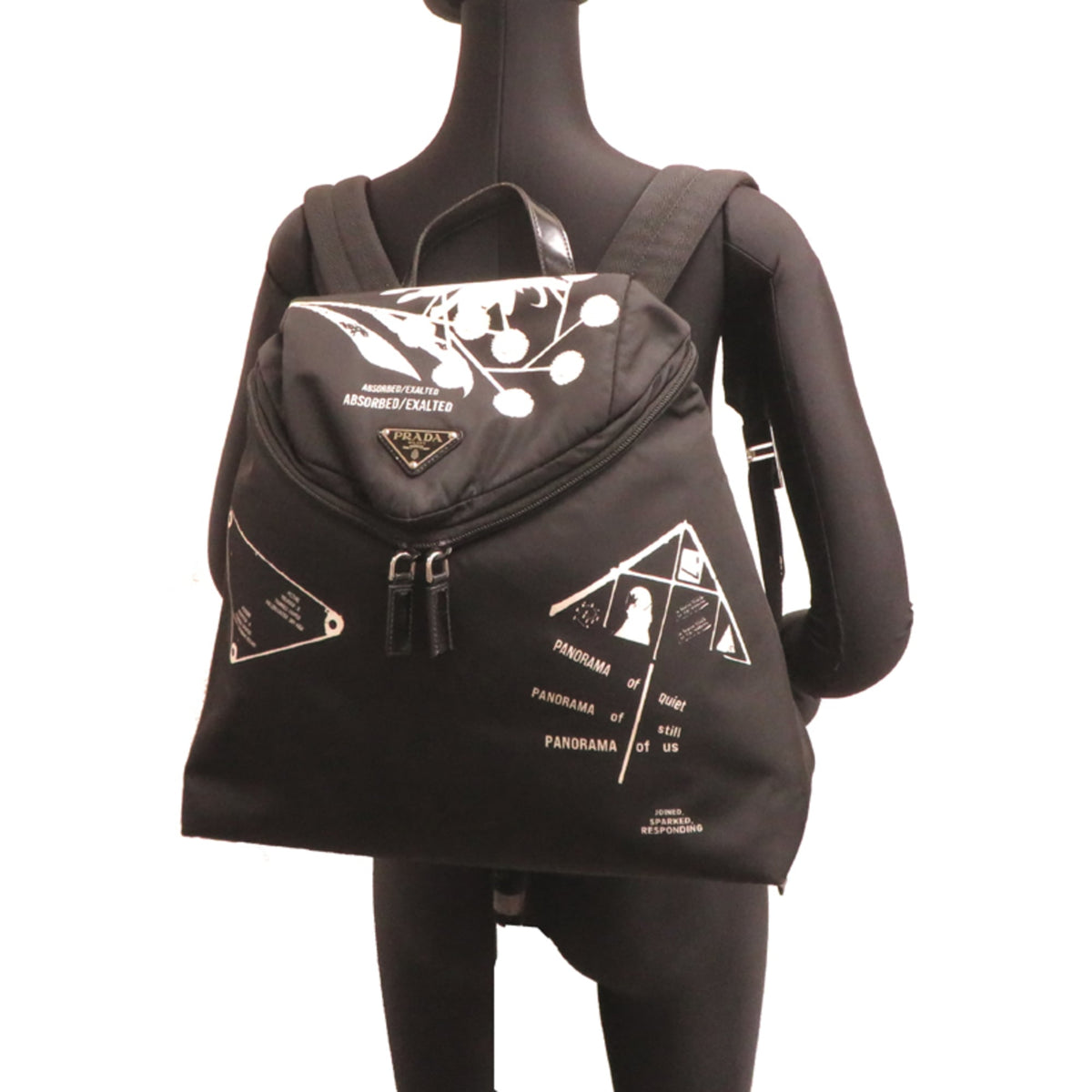 Prada Black Nylon Backpack (Pre-Owned)