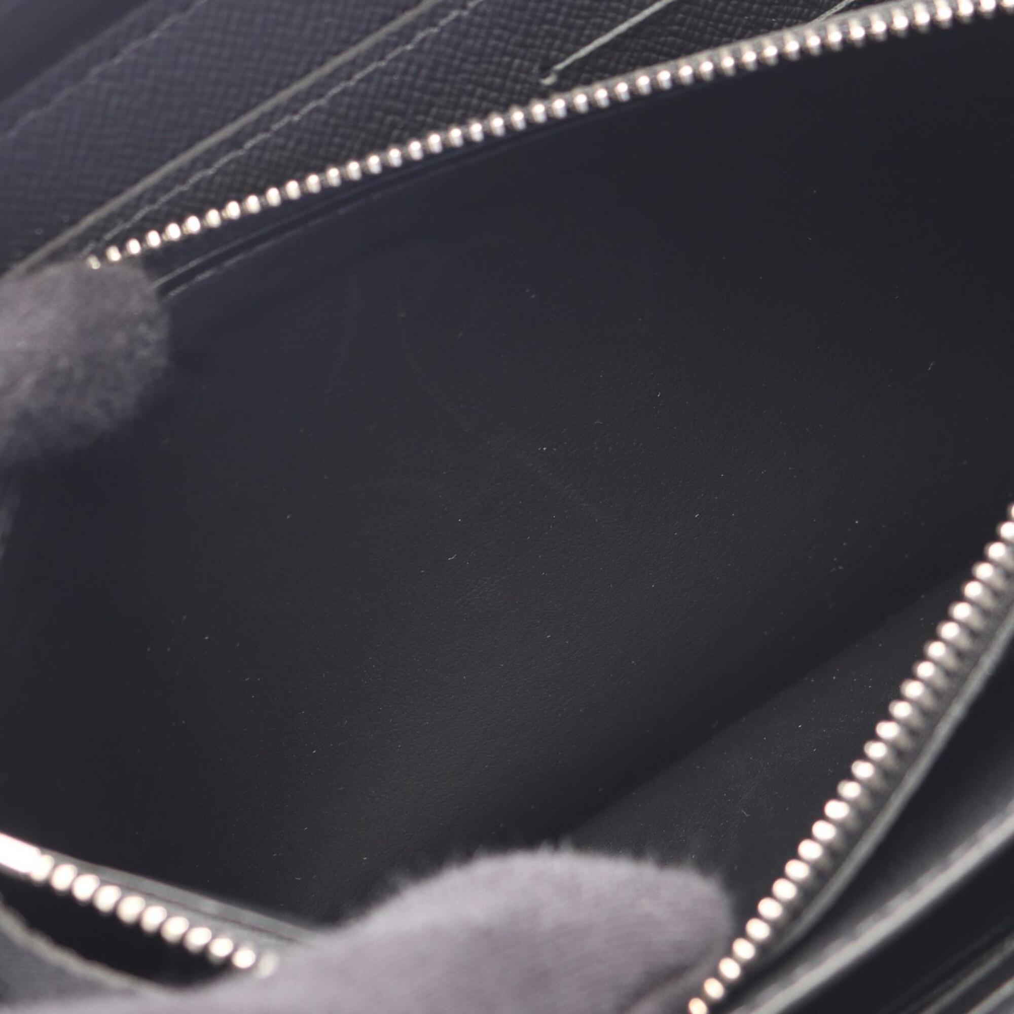 Louis Vuitton Black Damier Graphite Leather Pvc Long Wallet (Bi-Fold) (Pre-Owned)
