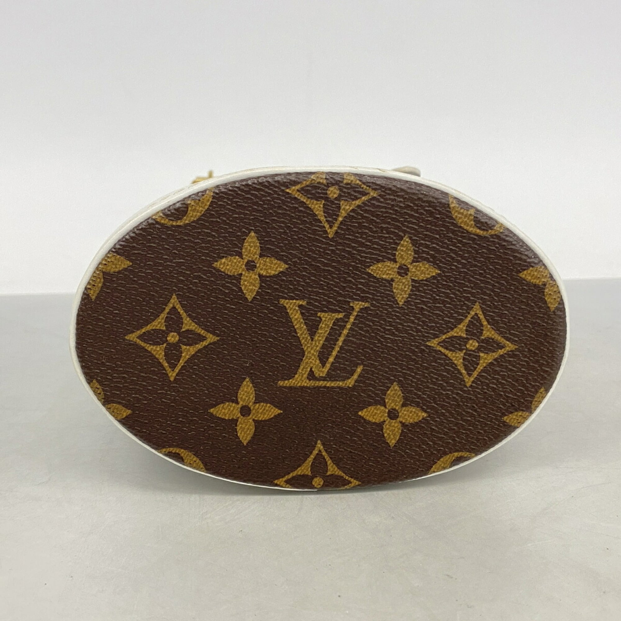 Louis Vuitton Brown White Handbag (Pre-Owned)