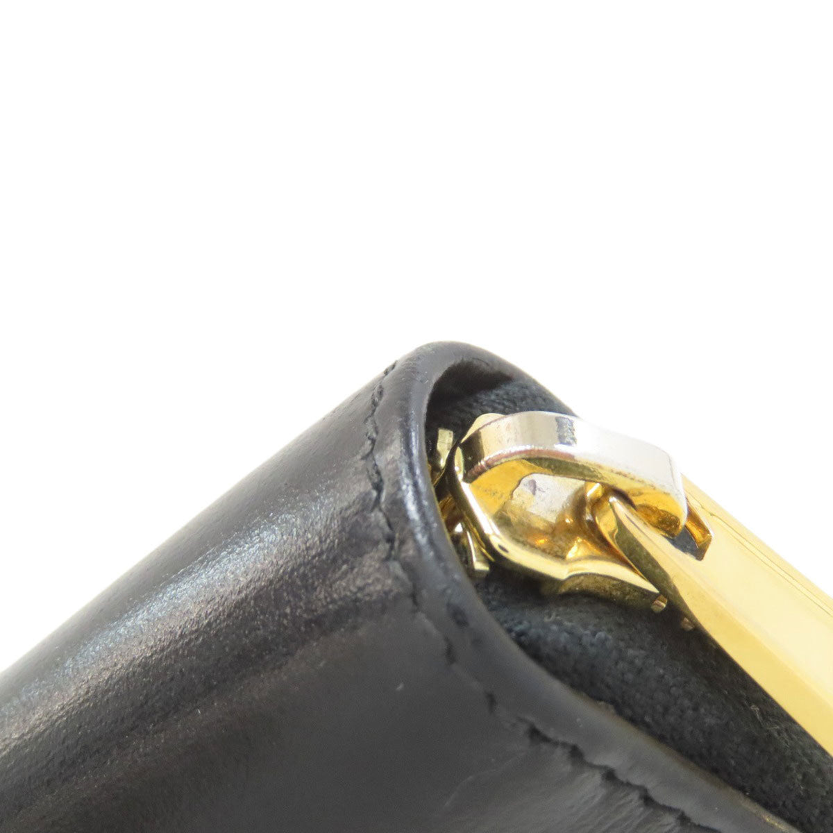 Gucci Black Leather Long Wallet (Bi-Fold) (Pre-Owned)