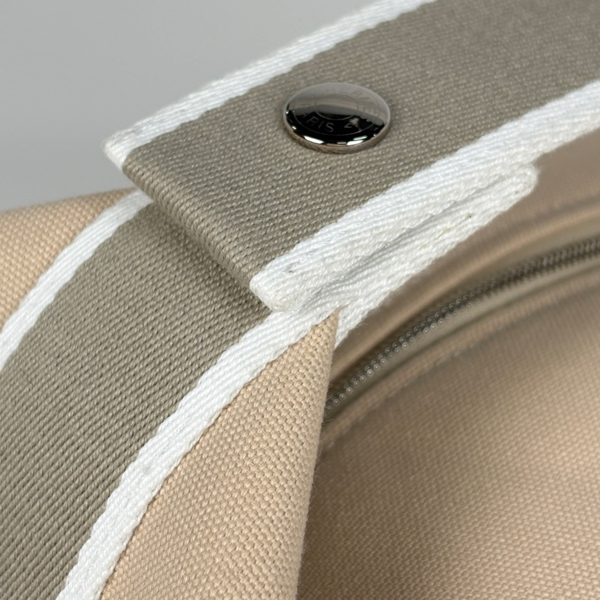 Hermes Beige Cotton Handbag Pouch (Pre-Owned)