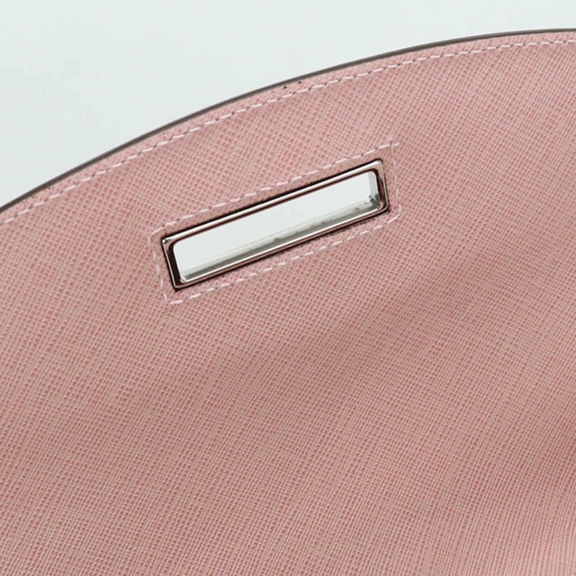 Salvatore Ferragamo Pink Leather Shoulder Bag (Pre-Owned)