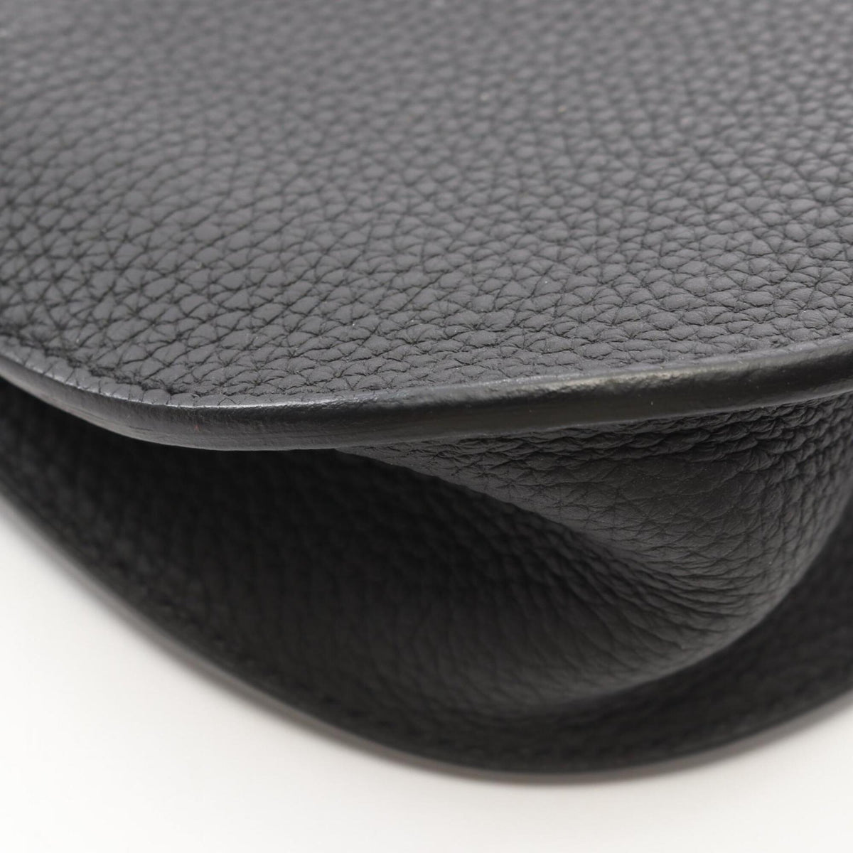 Hermes Black Togo Leather Chevre Leather Handbag Shoulder Bag (Pre-Owned)