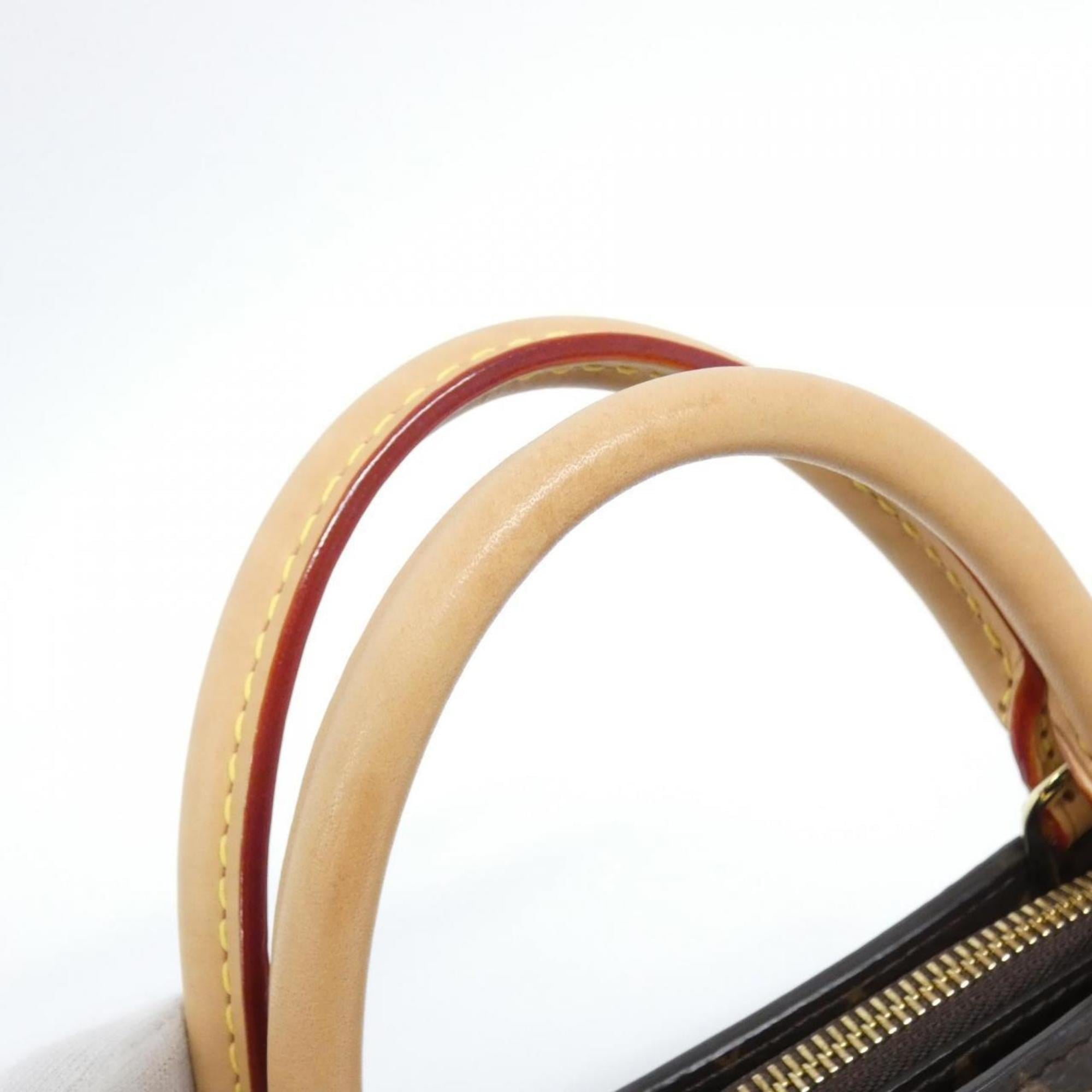 Louis Vuitton Marron Coated Canvas Handbag (Pre-Owned)