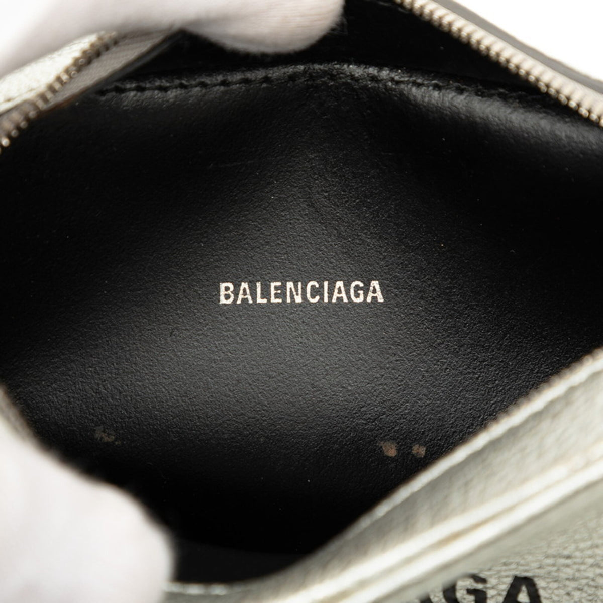 Balenciaga Silver Leather Shoulder Bag (Pre-Owned)