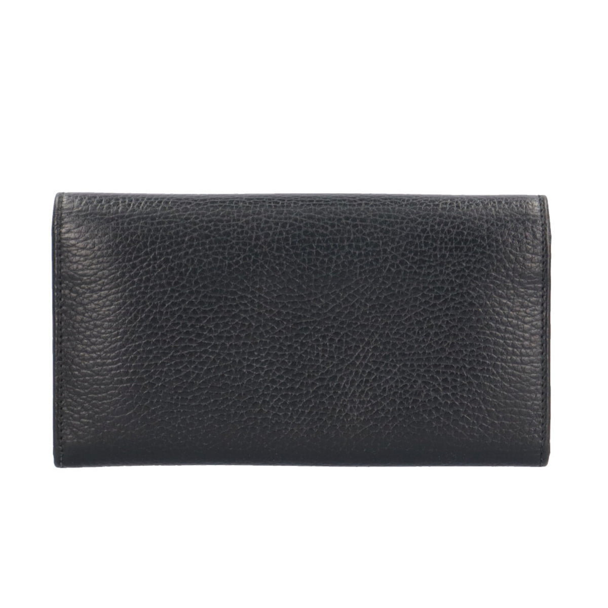 Gucci Black Leather Long Wallet (Bi-Fold) (Pre-Owned)