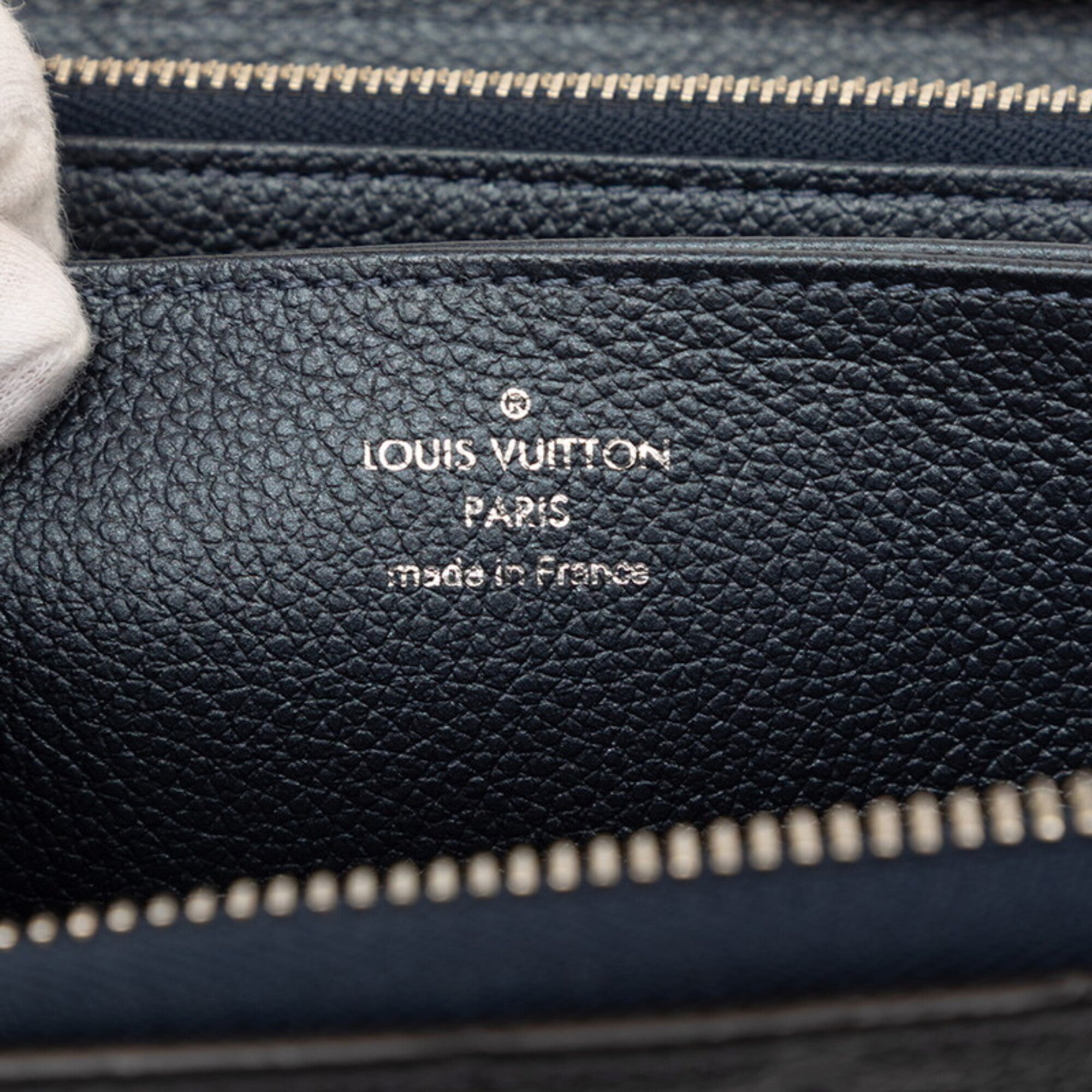 Louis Vuitton Monogram Empreinte Marine Metallic Blue Leather Coin Purse/Coin Case (Pre-Owned)
