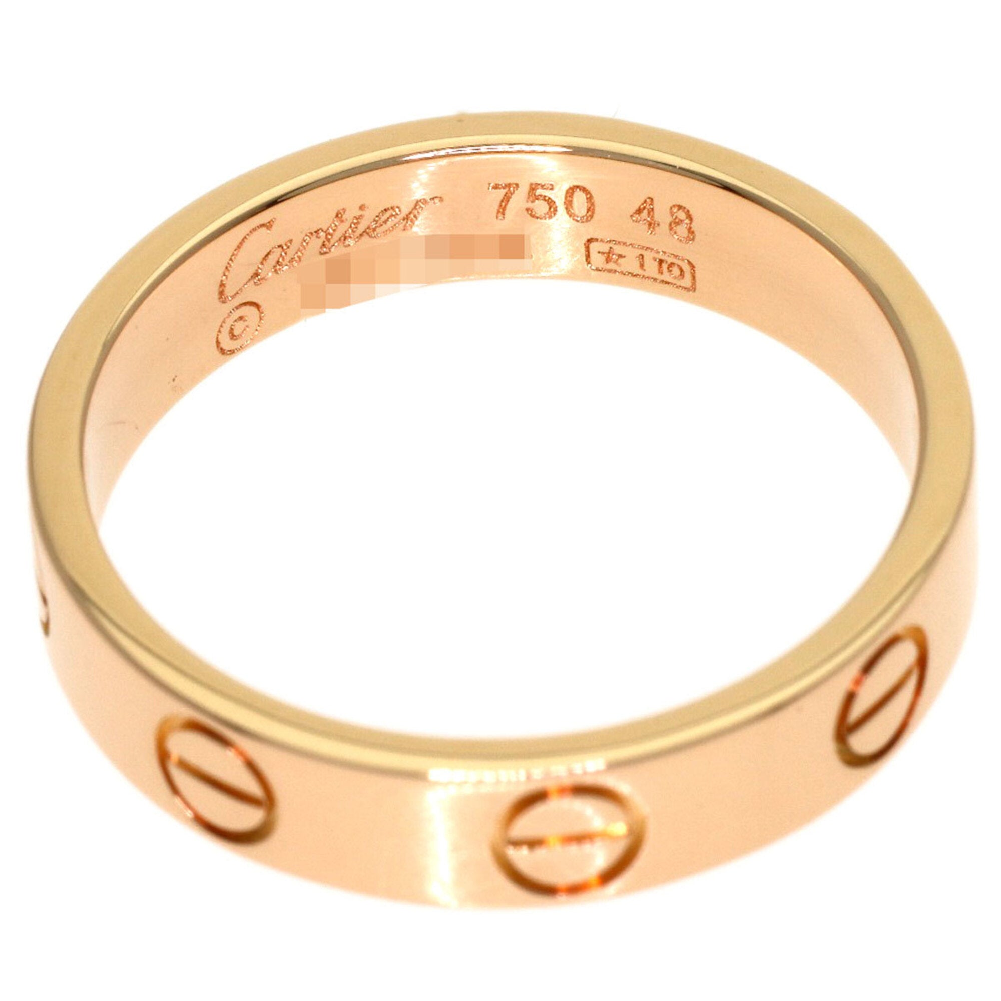 Cartier Pink Gold (18K) Band Ring (Pre-Owned)