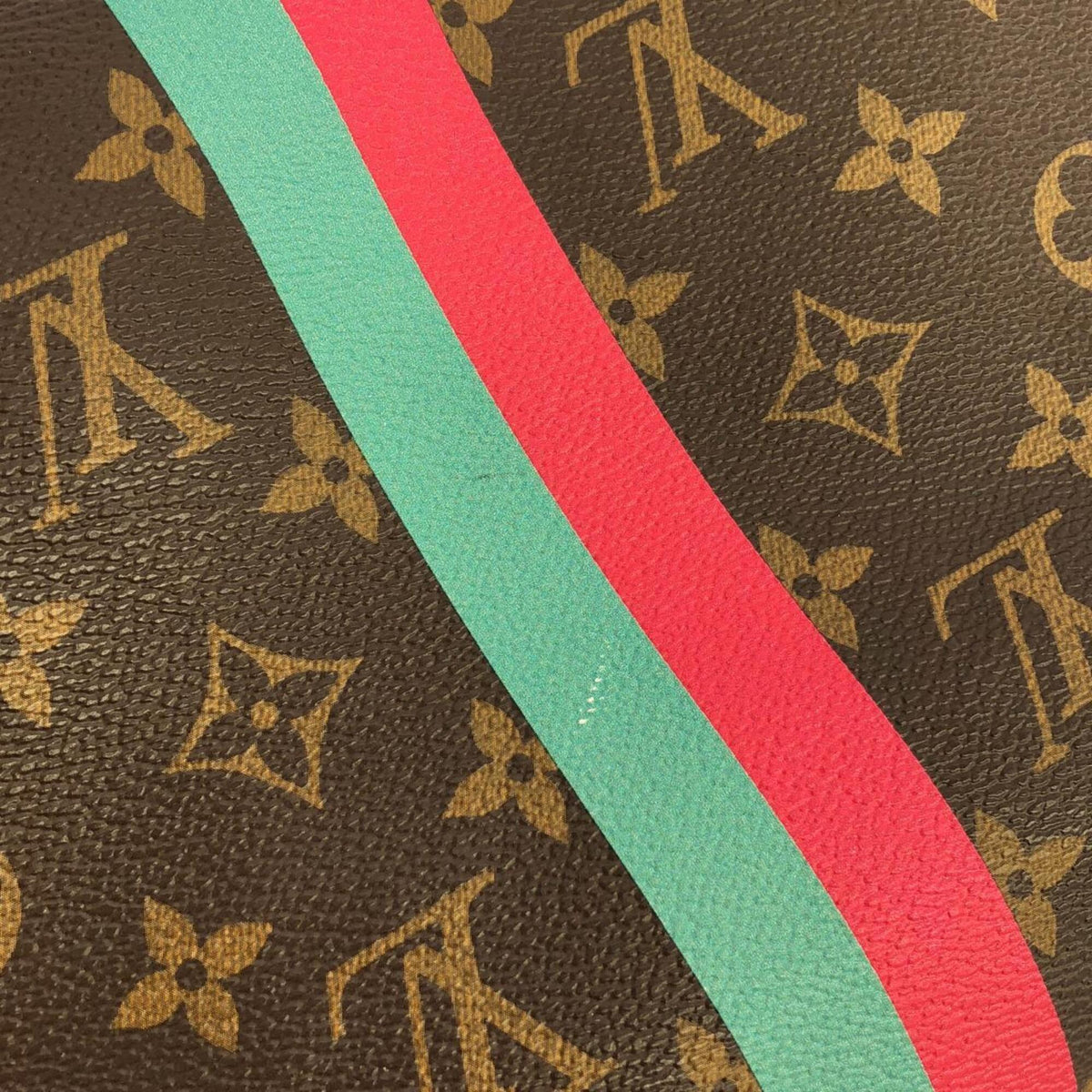 Louis Vuitton Marron Monogram Coated Canvas Boston Bag (Pre-Owned)