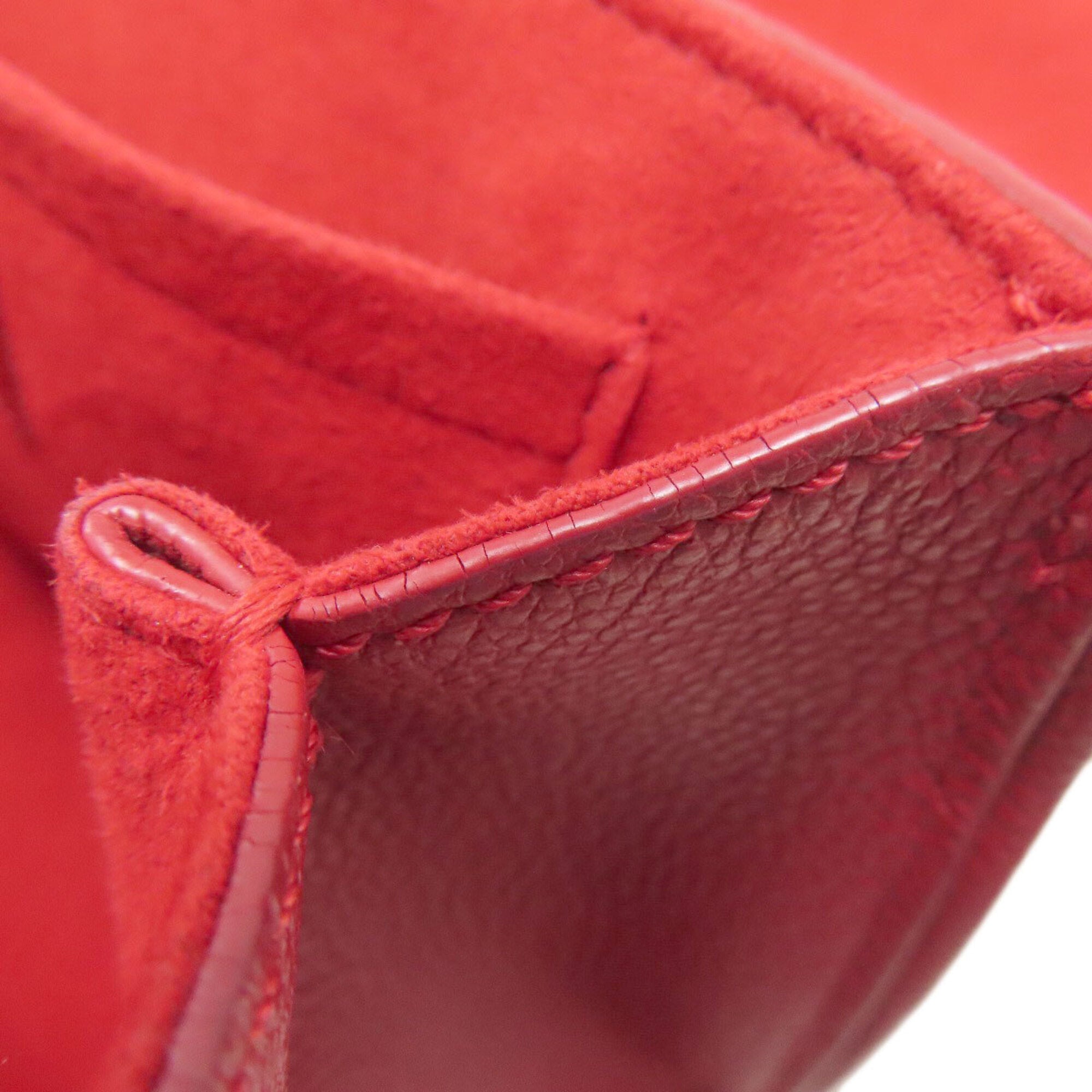 Louis Vuitton Red Color Monogram Empreinte Shoulder Bag (Pre-Owned)