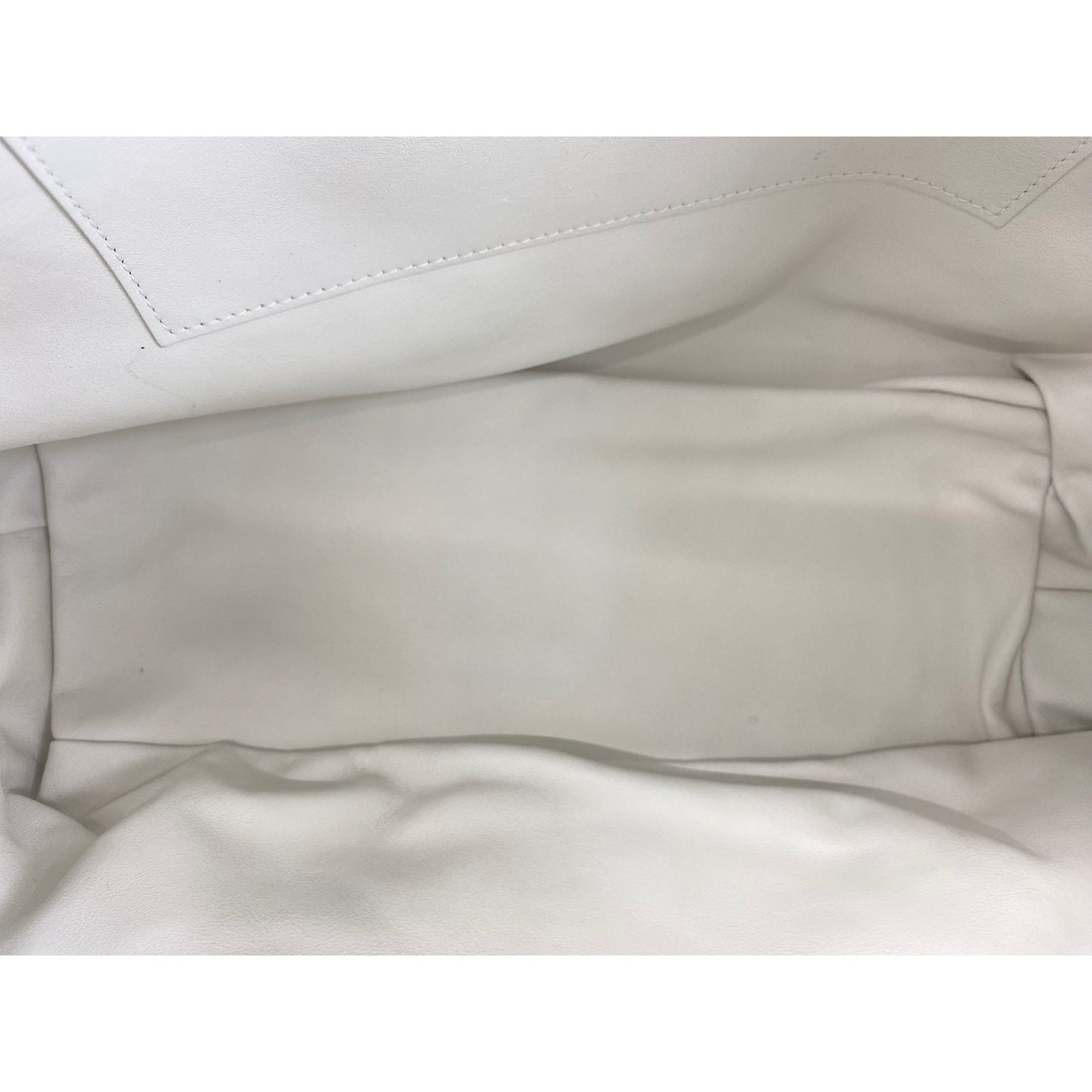Bottega Veneta Intrecciato White Intrecciato Tote Bag (Pre-Owned)